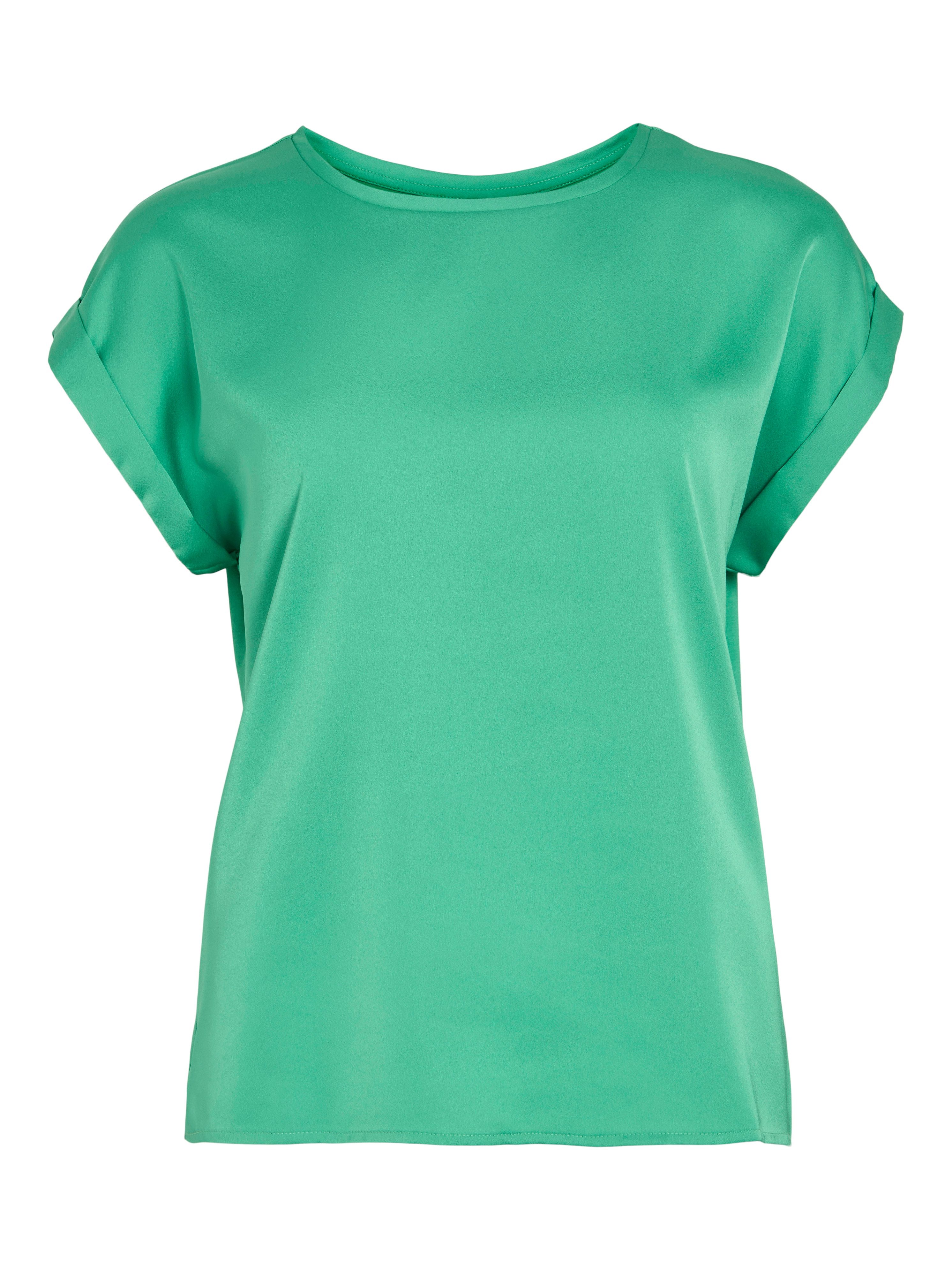 Vila Shirt met korte mouwen VIELLETTE S/S SATIN TOP - NOOS