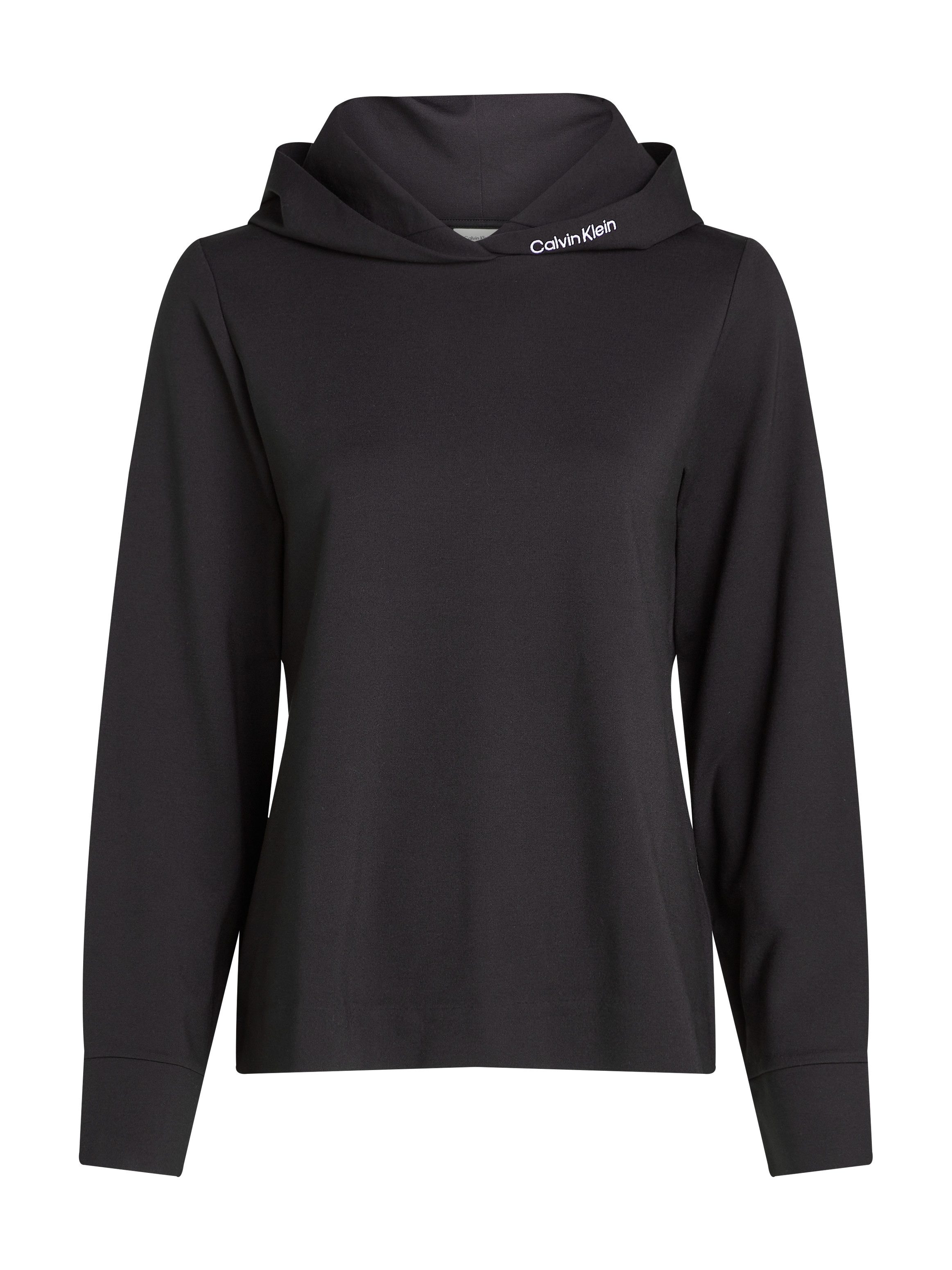 Calvin Klein Hoodie LOGO ELASTIC MILANO HOODIE met logoprint, brede capuchon
