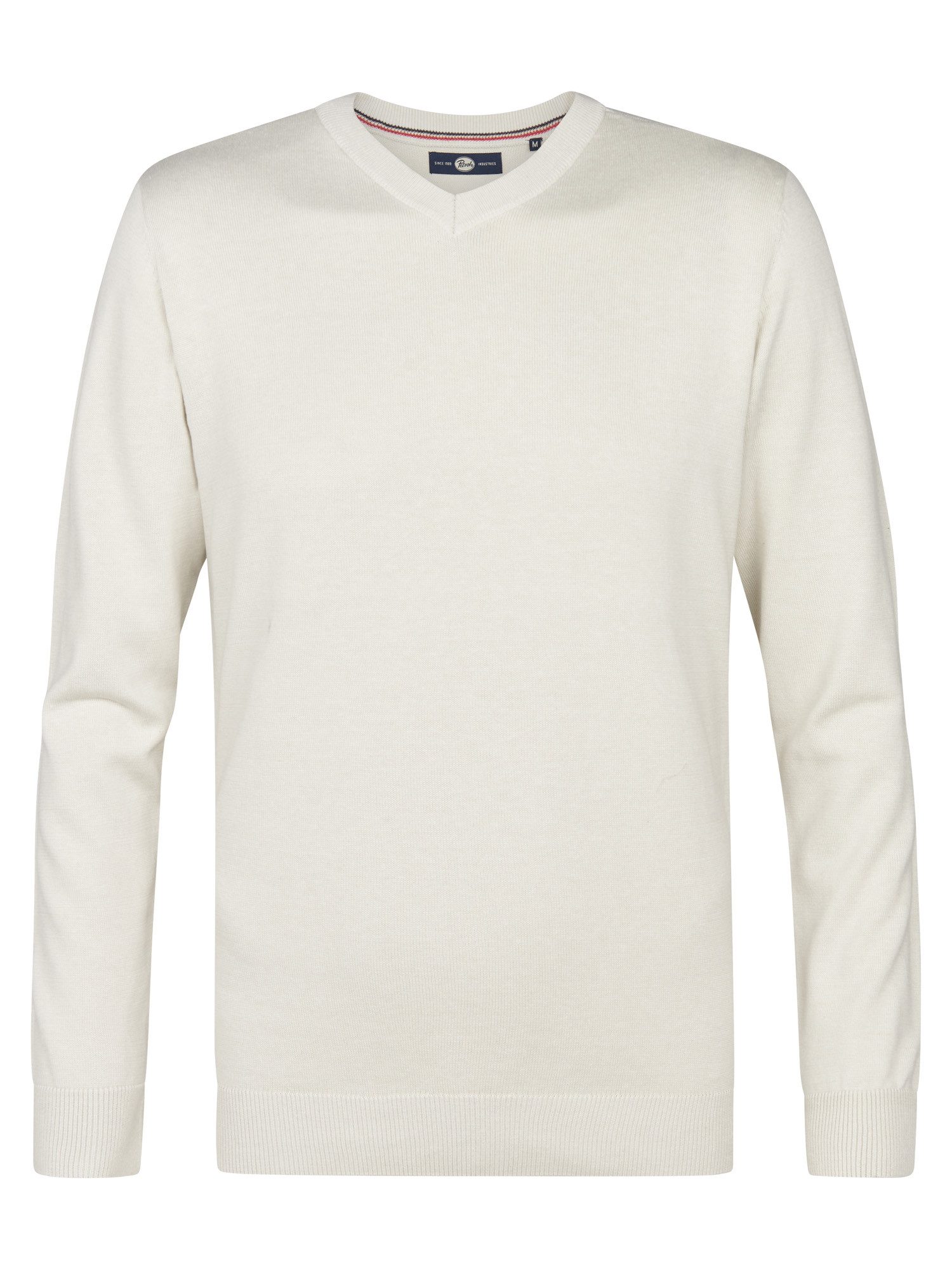 Petrol Industries Trui met V-hals V-Neck Basi Materiaalmix met katoenpercentage