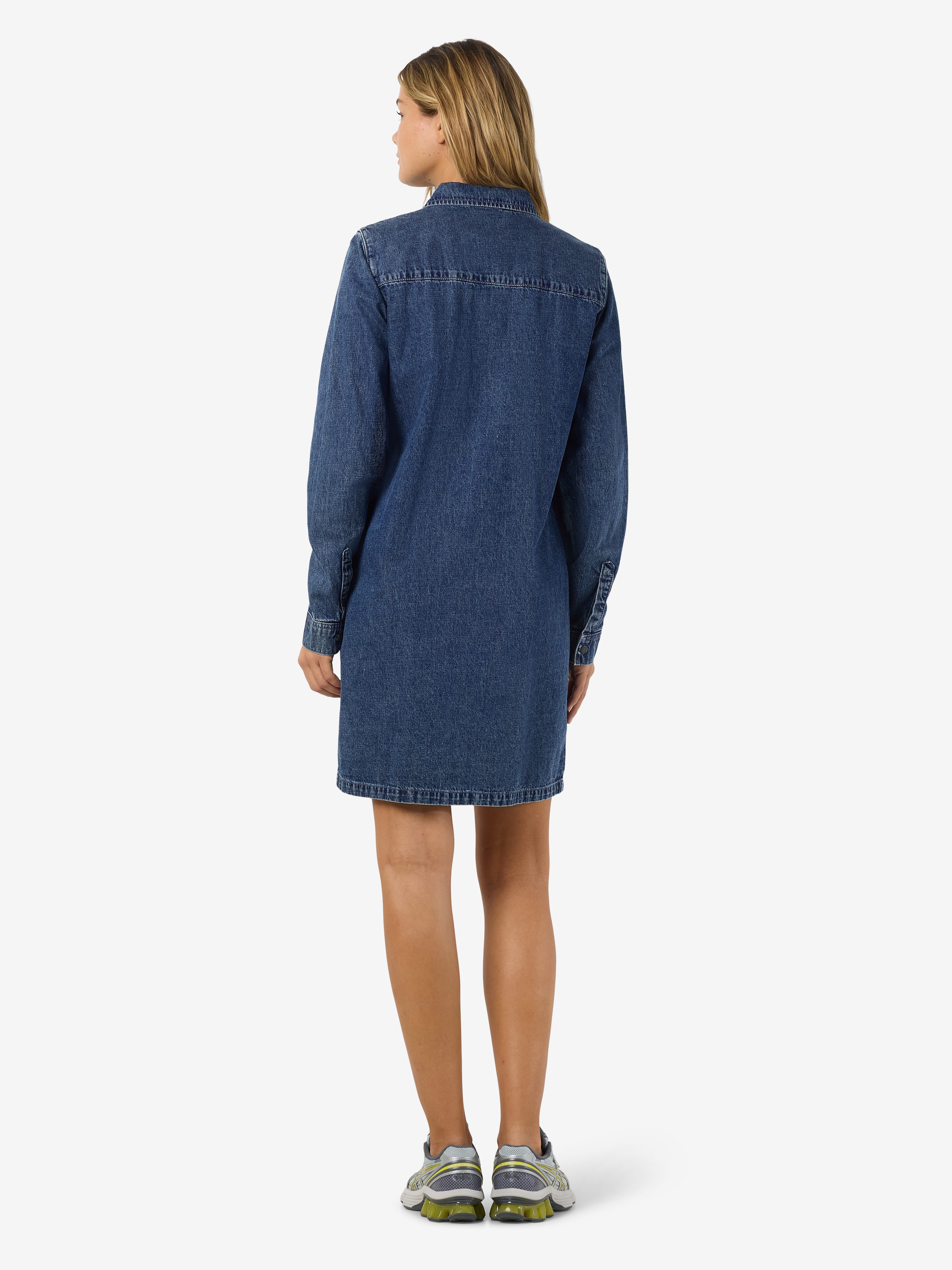 Noisy may Jeans jurk NMNEW SIGNE L/S DENIM DRESS VI002MB LX