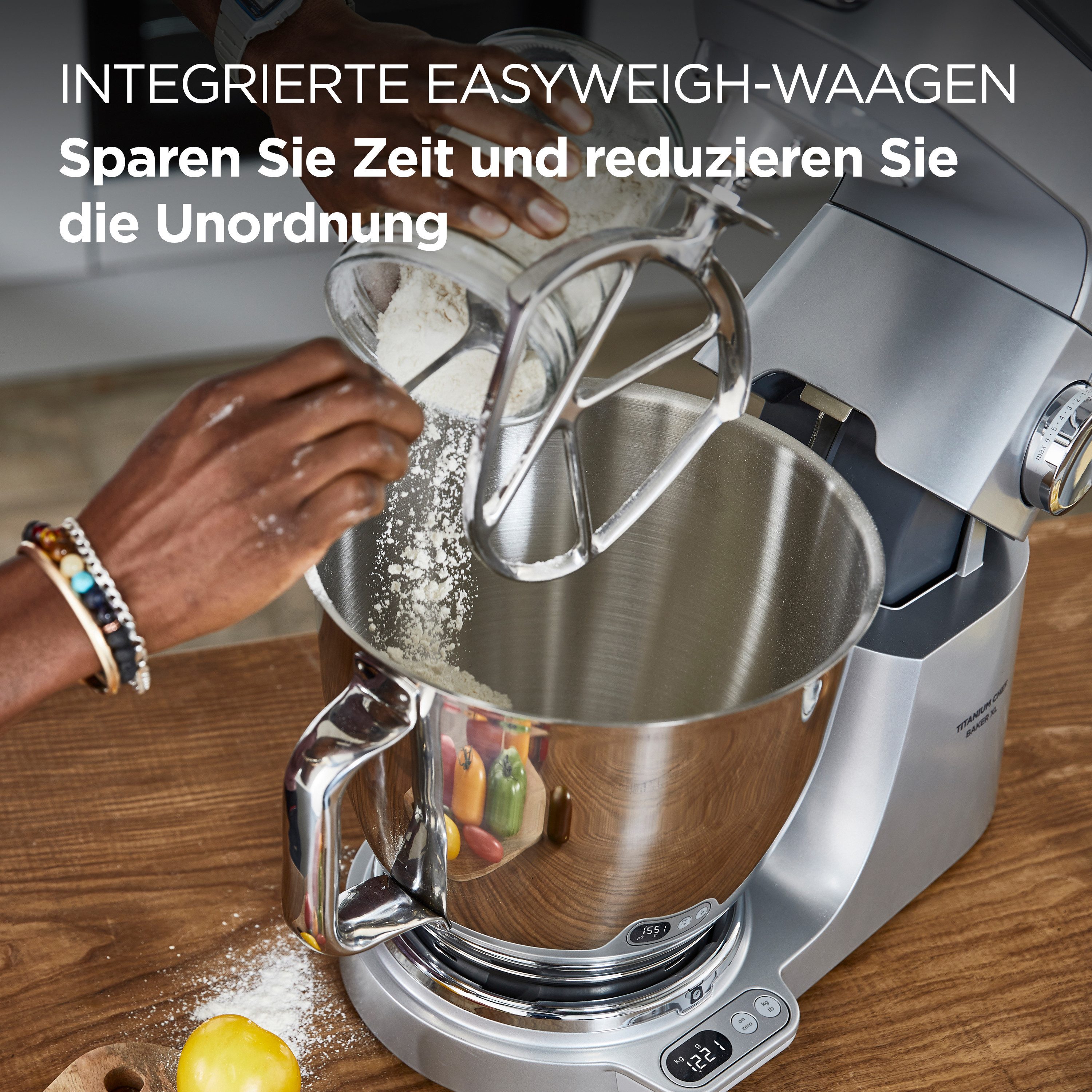 KENWOOD Keukenmachine Titanium Chef Baker XL KVL85.224SI i