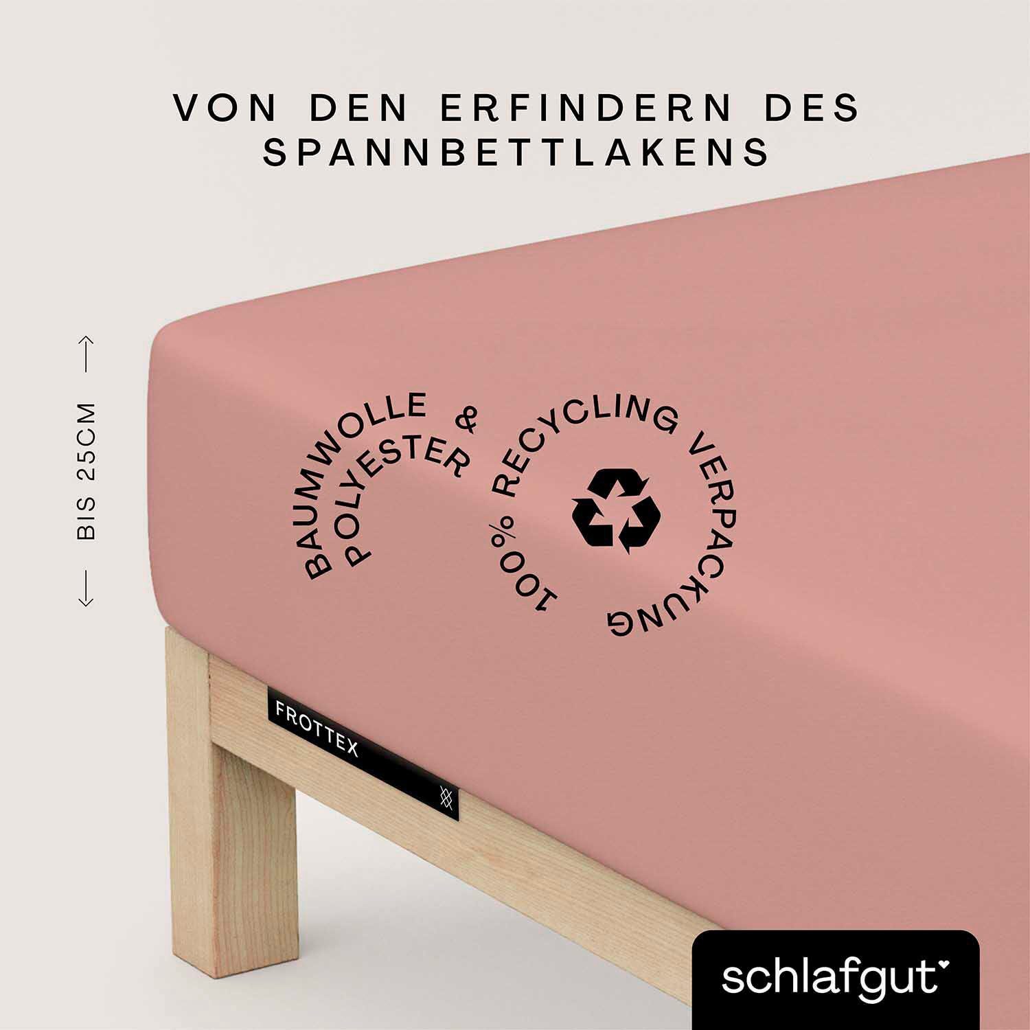 Schlafgut Laken Frottex MADE IN GREEN by OEKO-TEX® (1 stuk)
