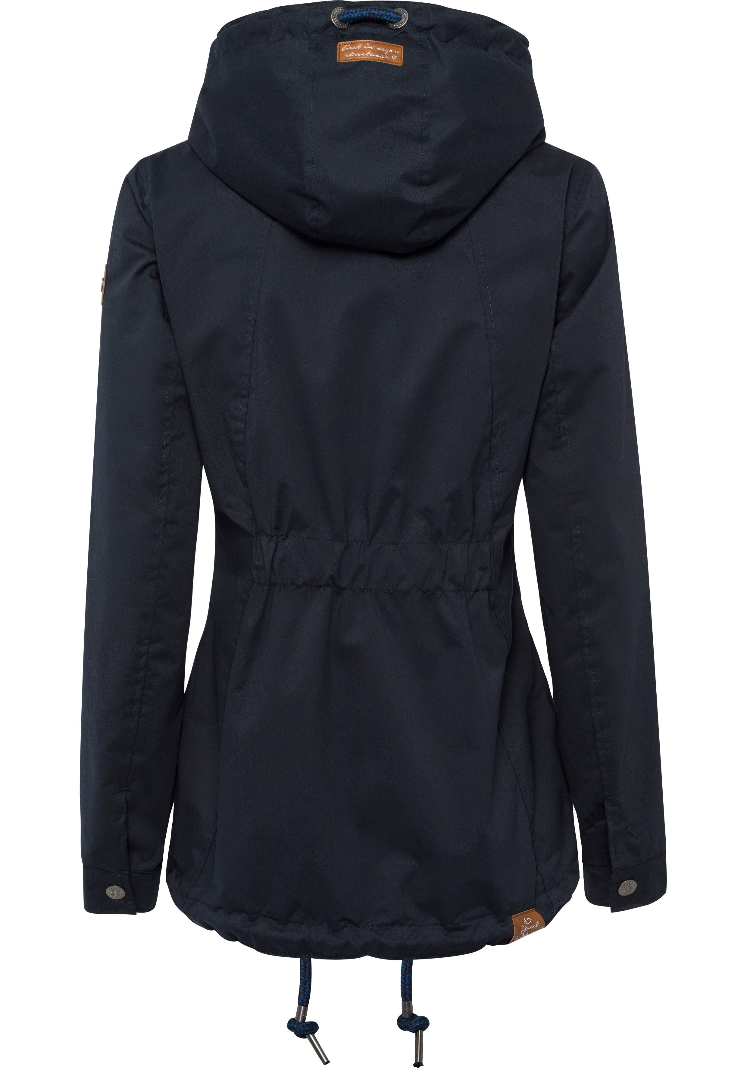 Ragwear Functioneel jack ZUZKA stijlvolle outdoorjas voor tussenseizoen water repellent coating