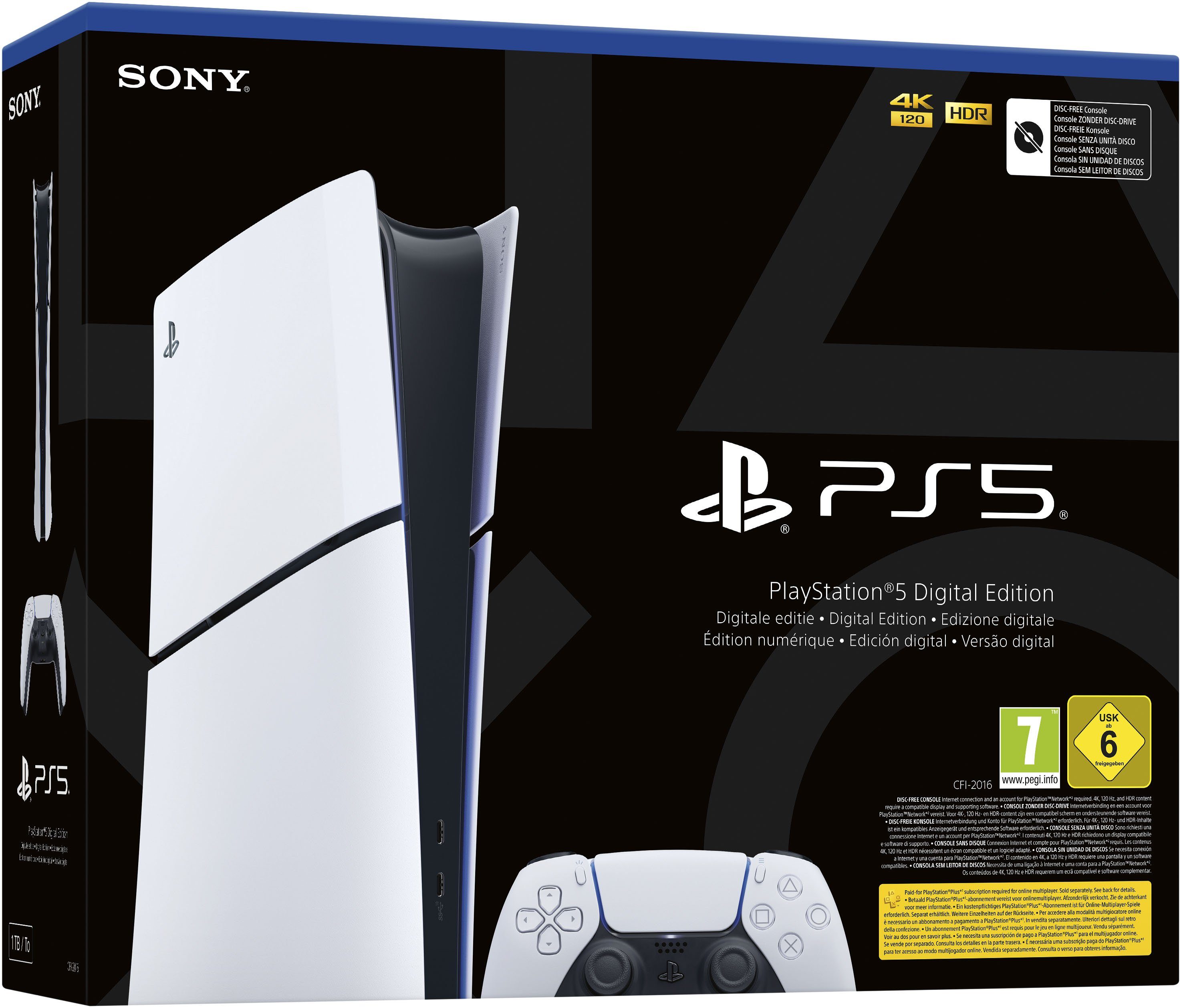 PlayStation 5 Gameconsole Digitale editie (slim)