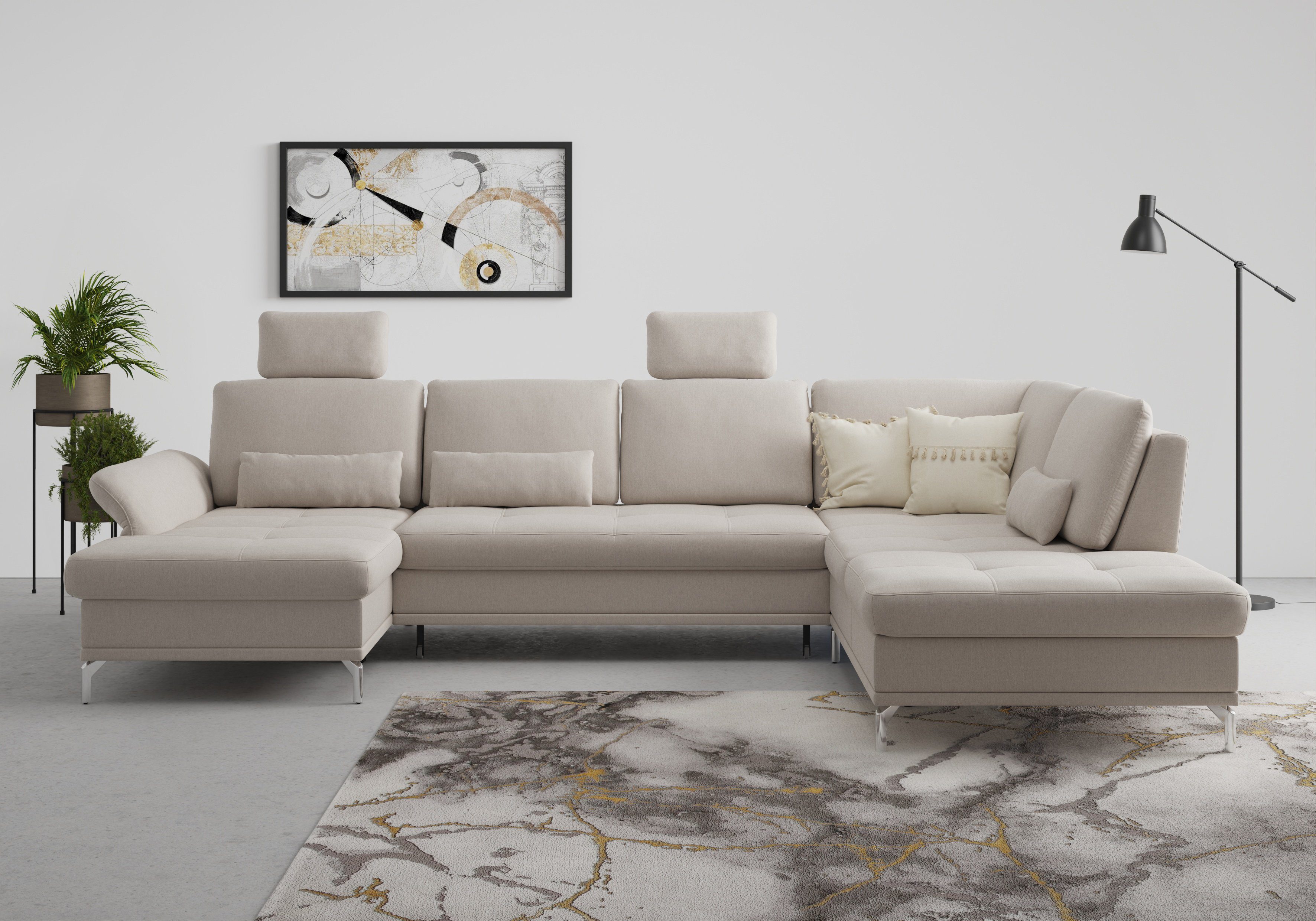 INOSIGN Hoofdsteun Palm Beach ook in de bekleding easy clean - eenvoudig met water te reinigen