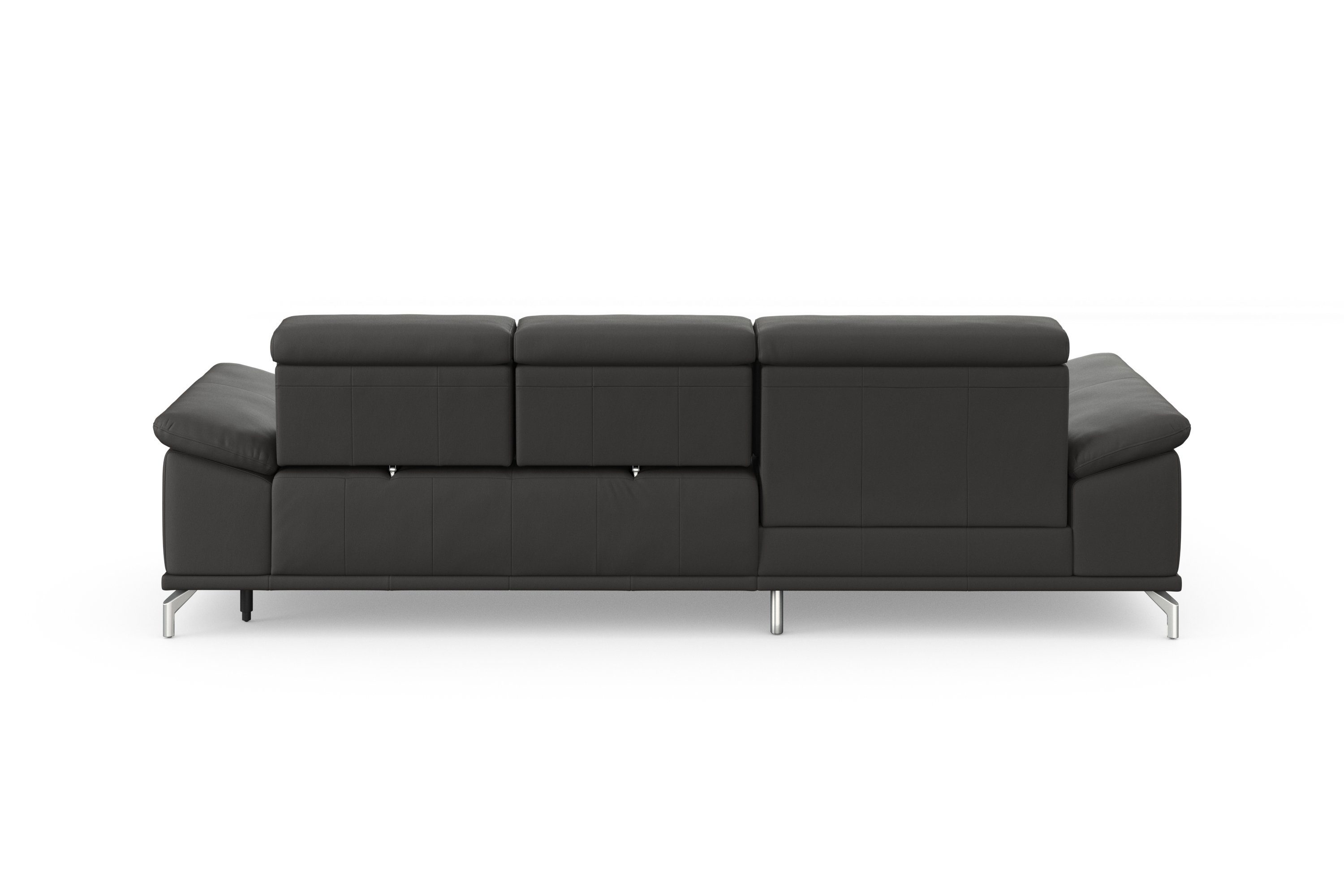 sit&more Hoekbank Cabrio L-vorm, met zitdiepteverstelling, arm- en hoofdsteunverstelling
