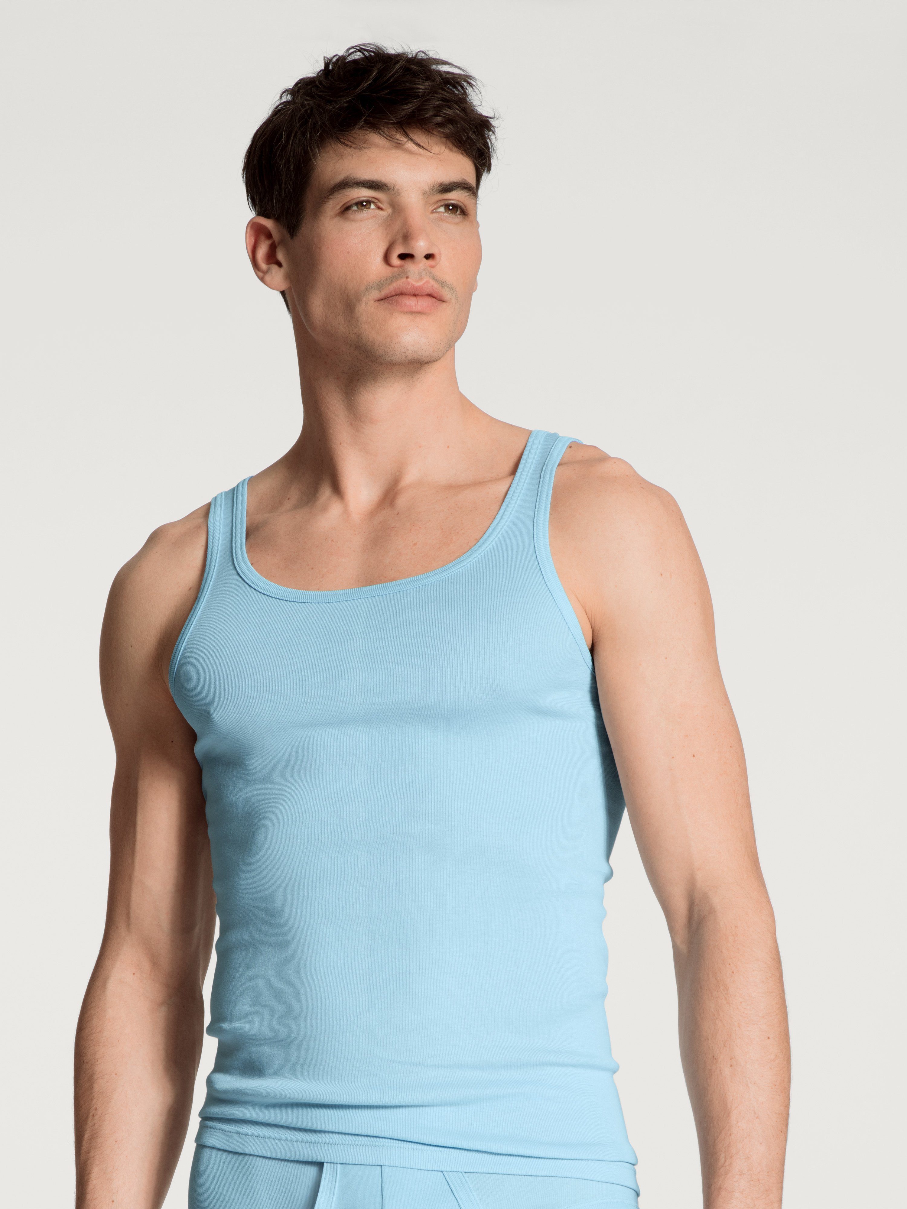 CALIDA Hemd Twisted Cotton met klassieke vorm