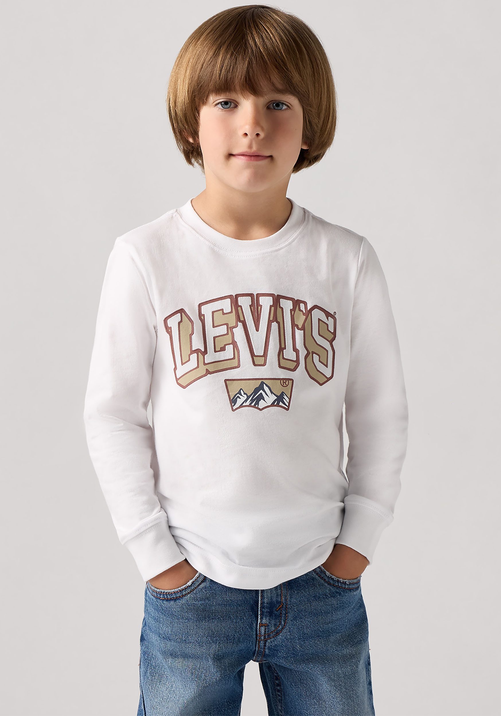 Levi's Kidswear Shirt met lange mouwen