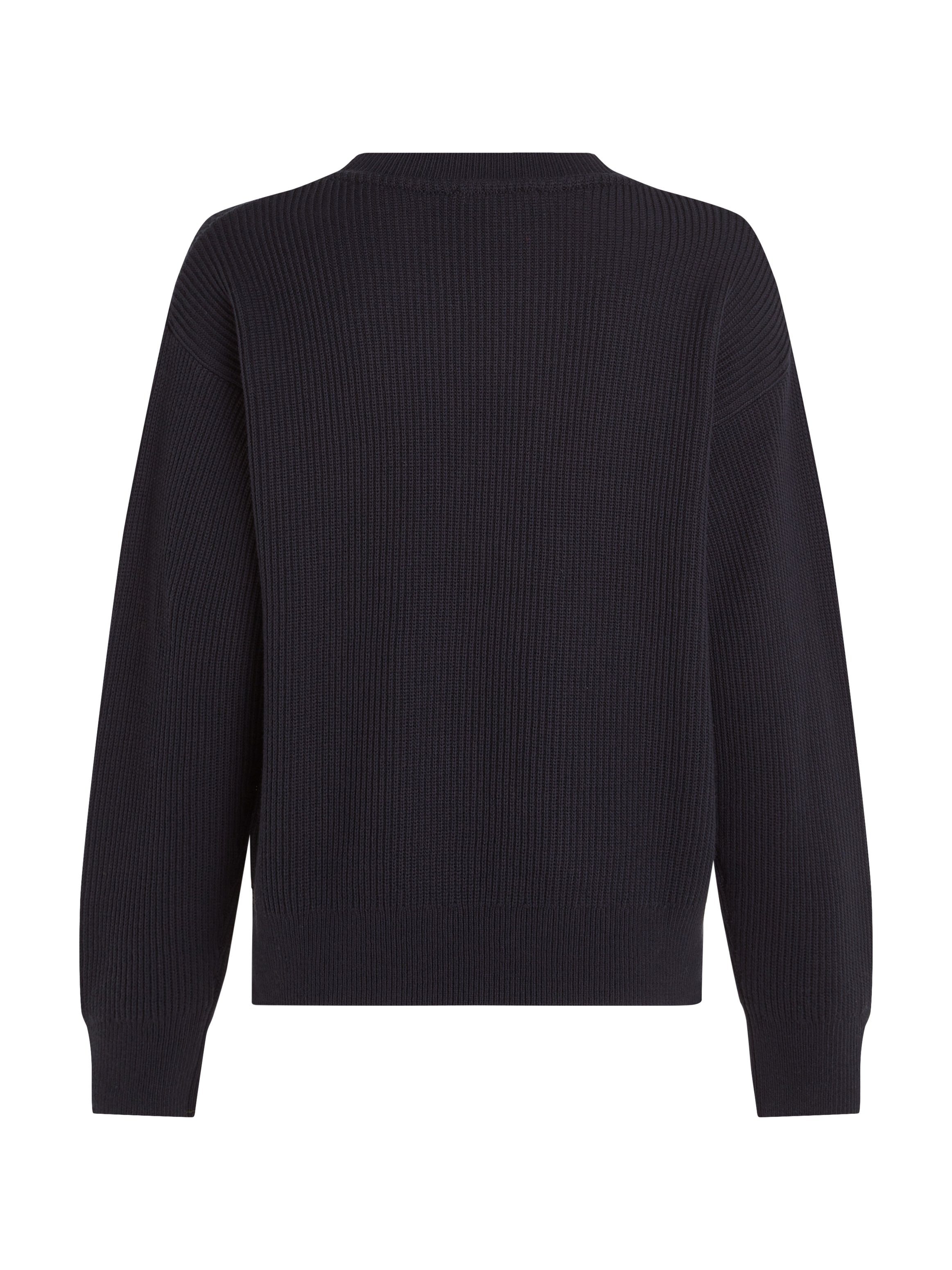 Tommy Hilfiger Trui met ronde hals met merklabel