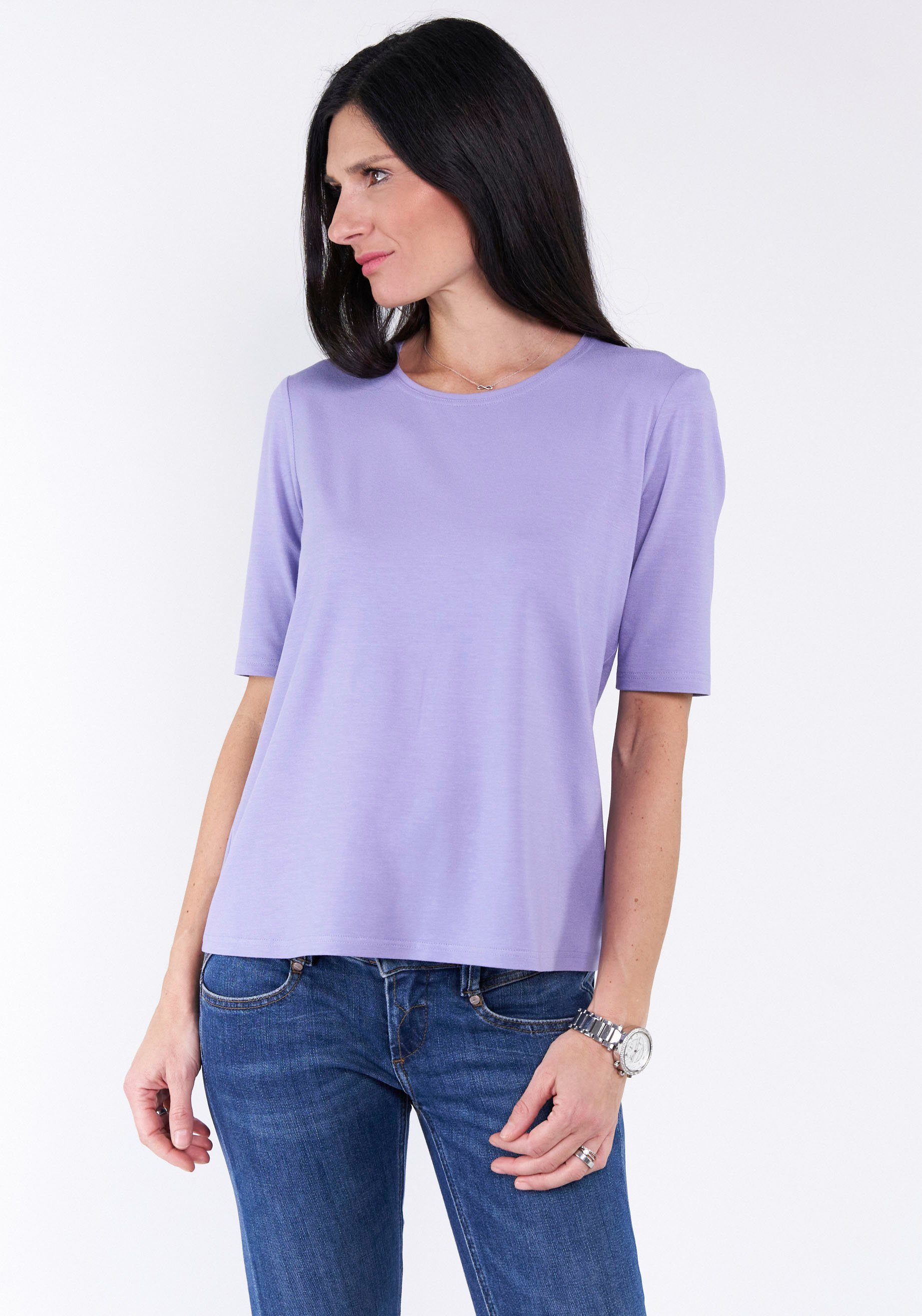 Seidel Moden T-shirt met ronde hals, made in germany
