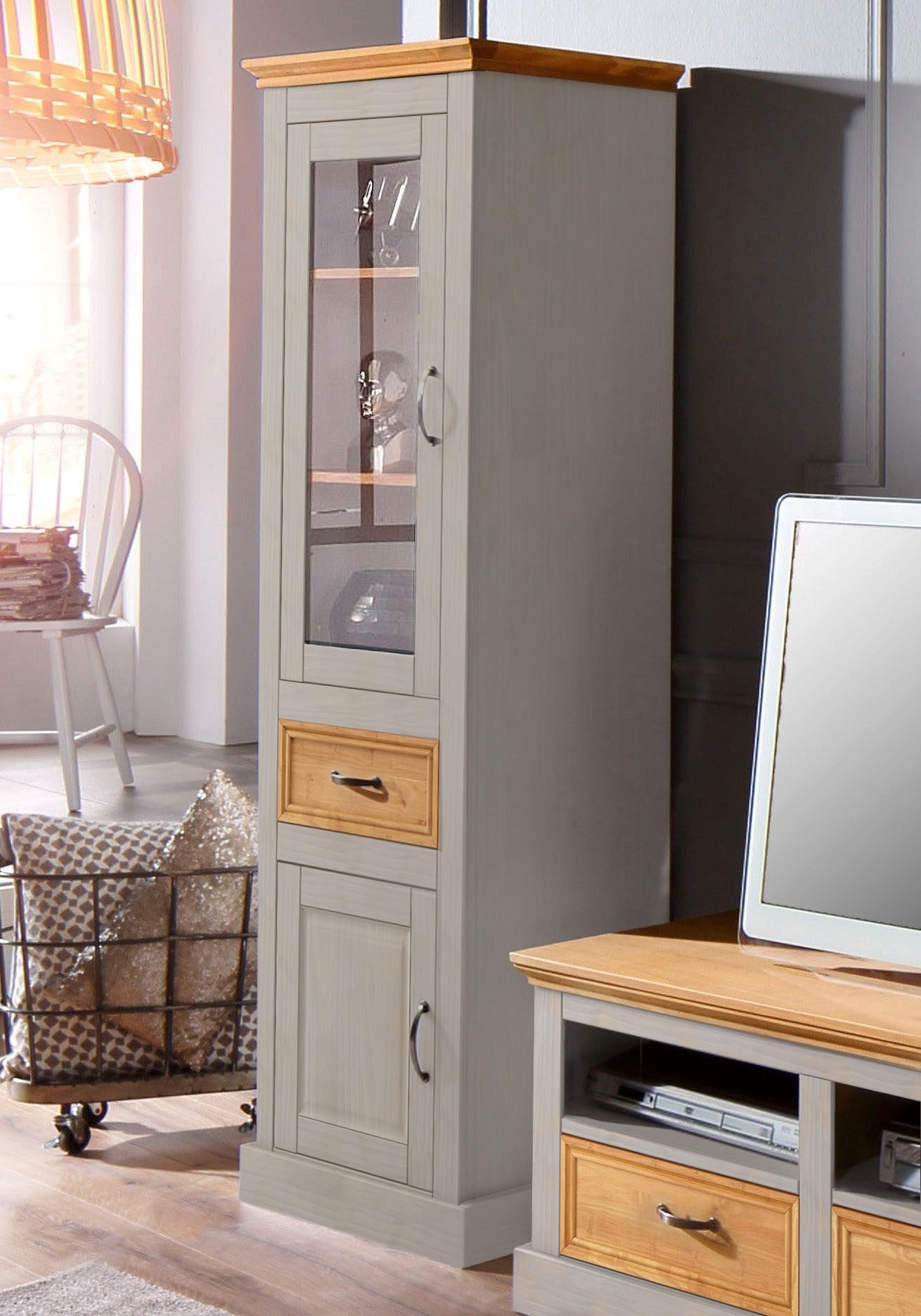 Home affaire Vitrinekast Selma Hoogte 180 cm