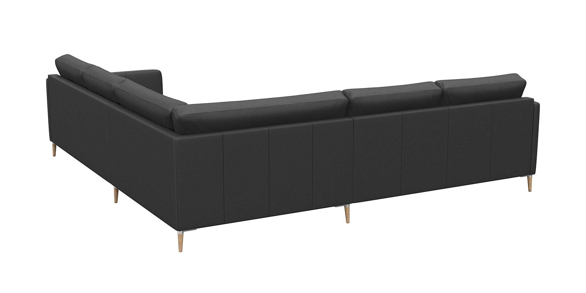 FLEXLUX Hoekbank Fiore, gelijkbenig, comfortabel door hoogwaardige zitconstructie