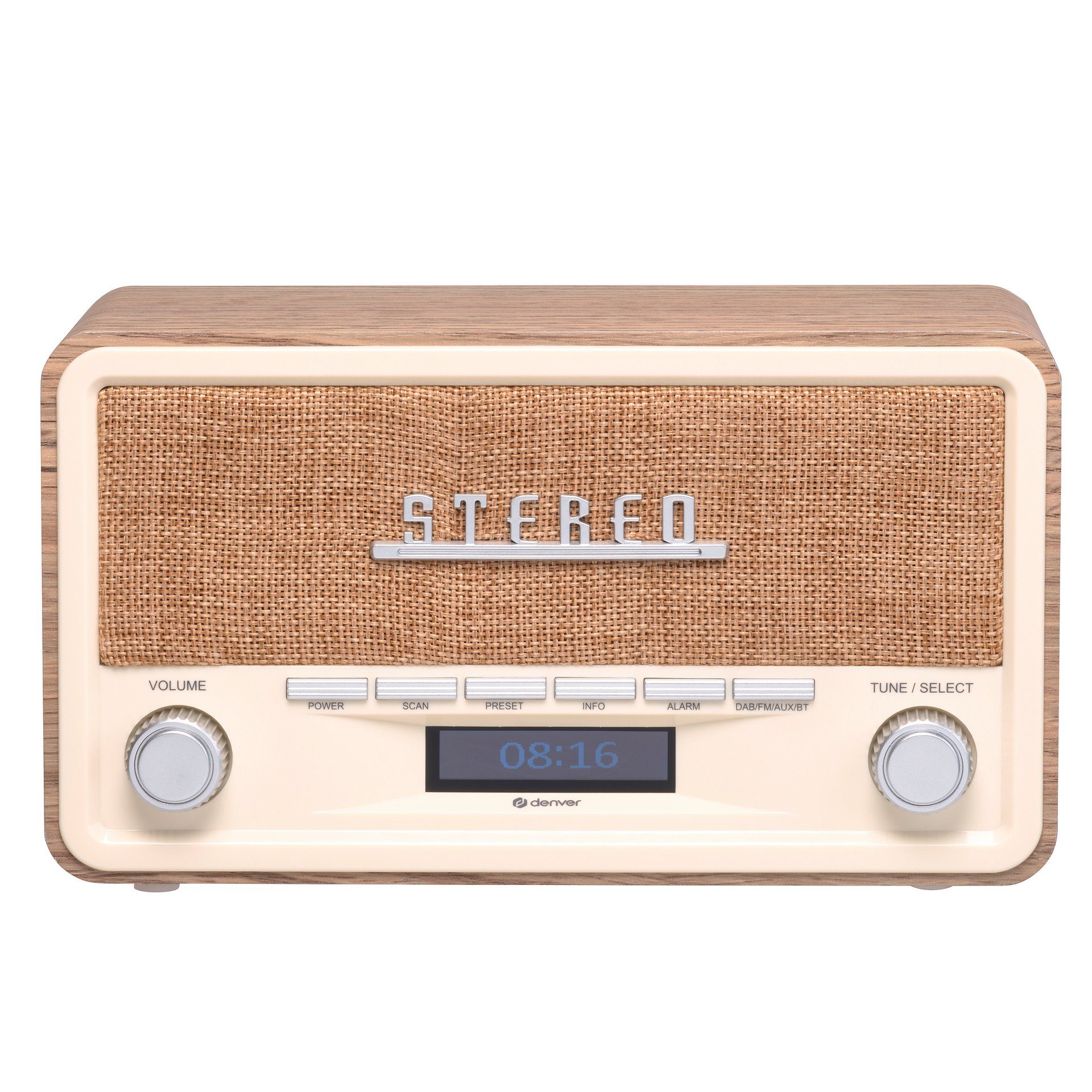 Denver Digitale radio DAB DAB-18 geïntegreerde dab+ en fm-tuner, bluetooth