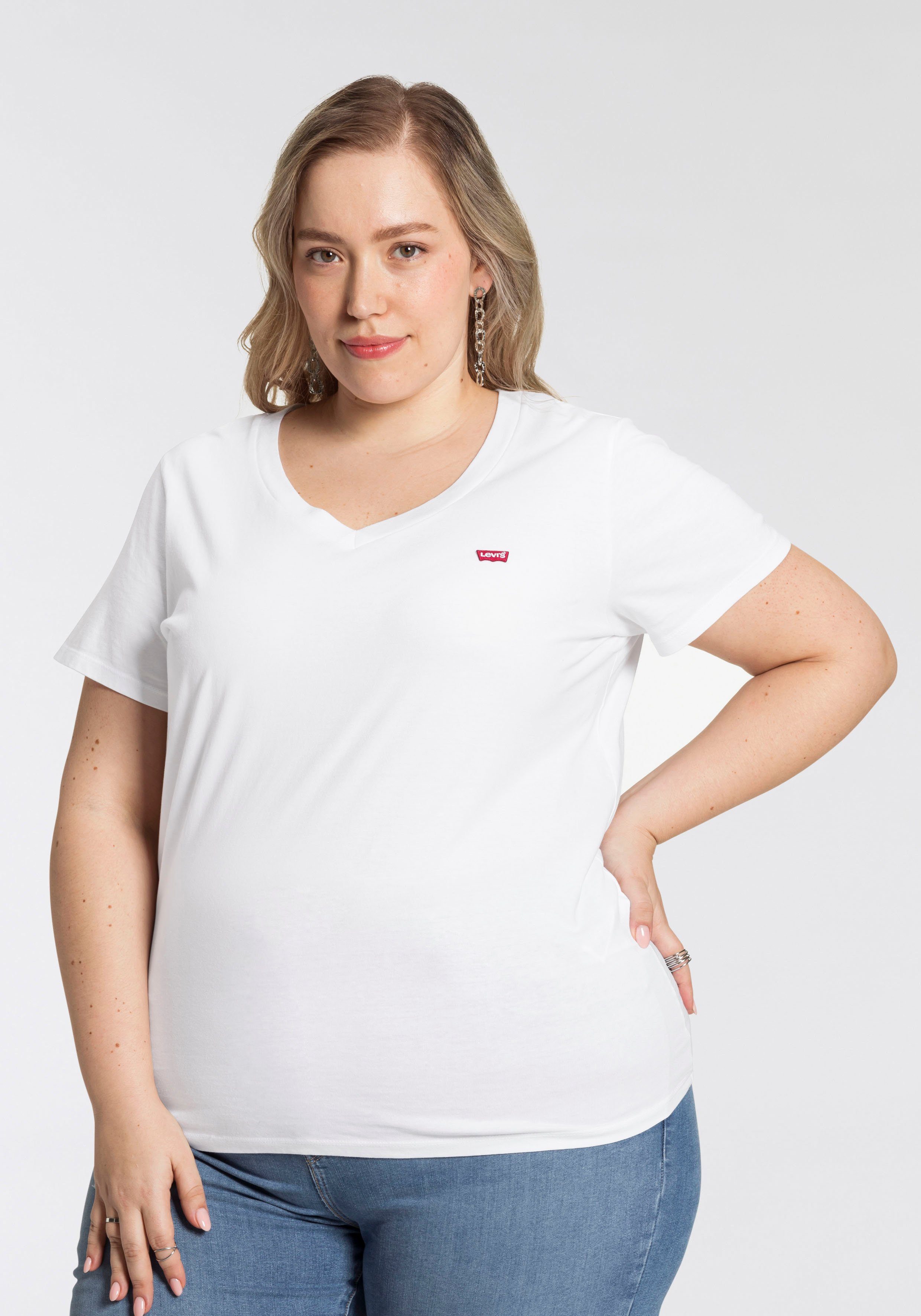 Levi's® Plus Shirt met V-hals V NECK TEE
