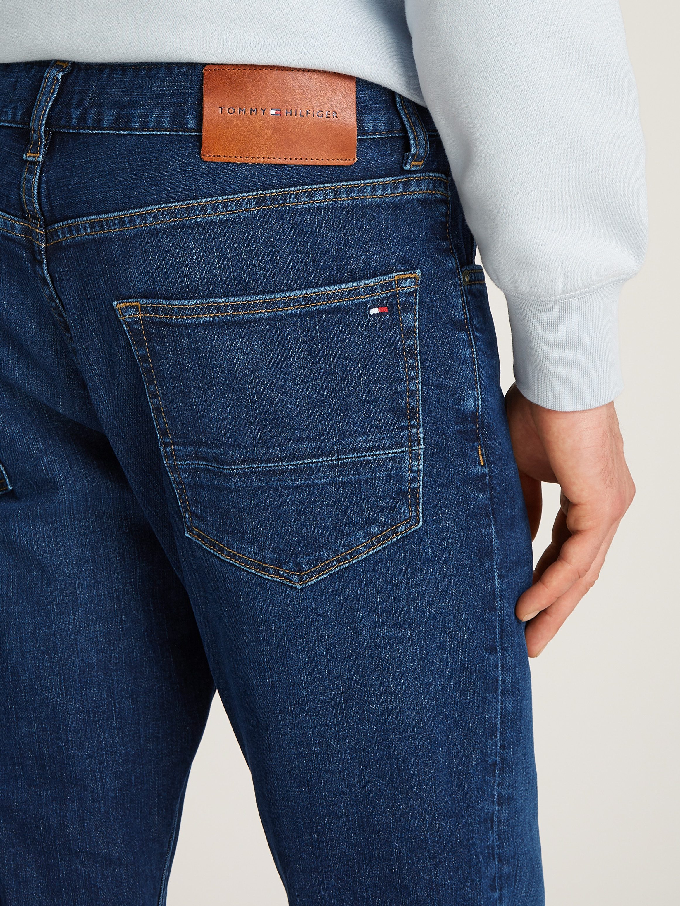 Tommy Hilfiger Straight jeans in blauwe wassing