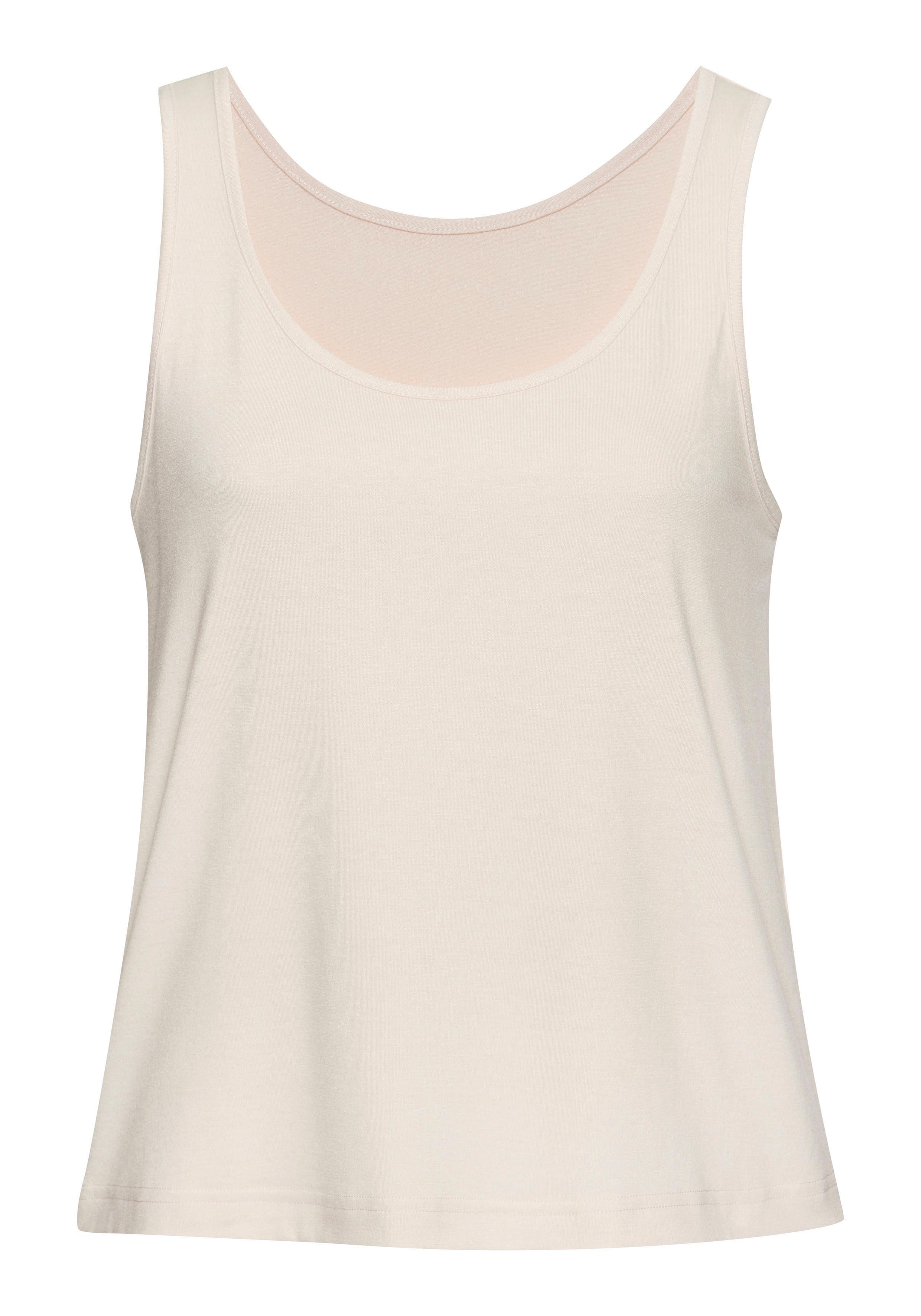 Lascana Tanktop In zachte viscosemix