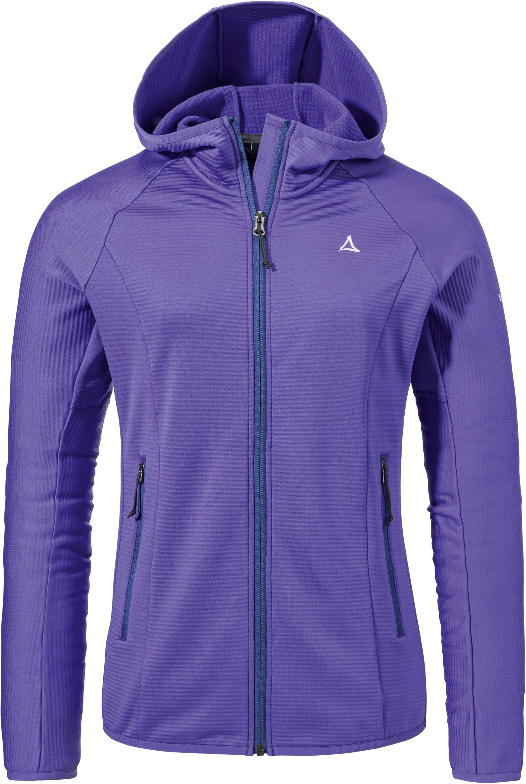 Schöffel Fleecejack Fleece Hoody Style Cascata WMS dames fleece vesten maat 42 paars