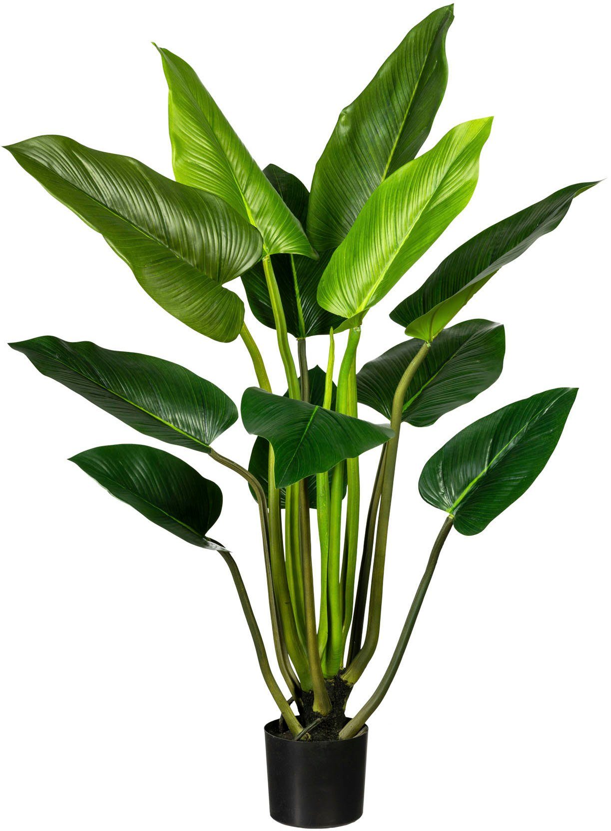 Creativ green Kunst-potplanten Philodendron set van 2