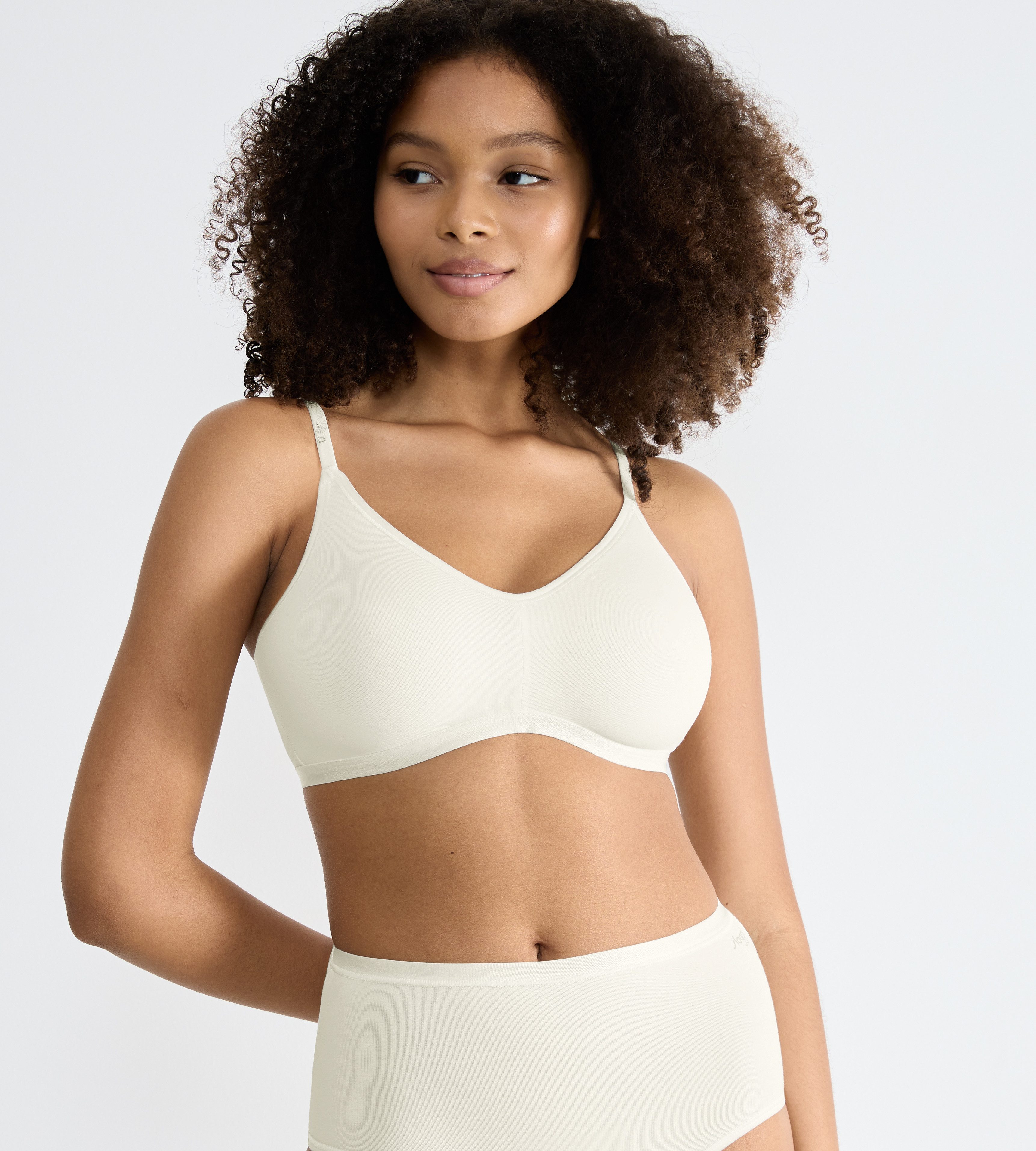Sloggi Beugel-bh GO Daily Cotton Soft bra dames beugel bh's maat M wit