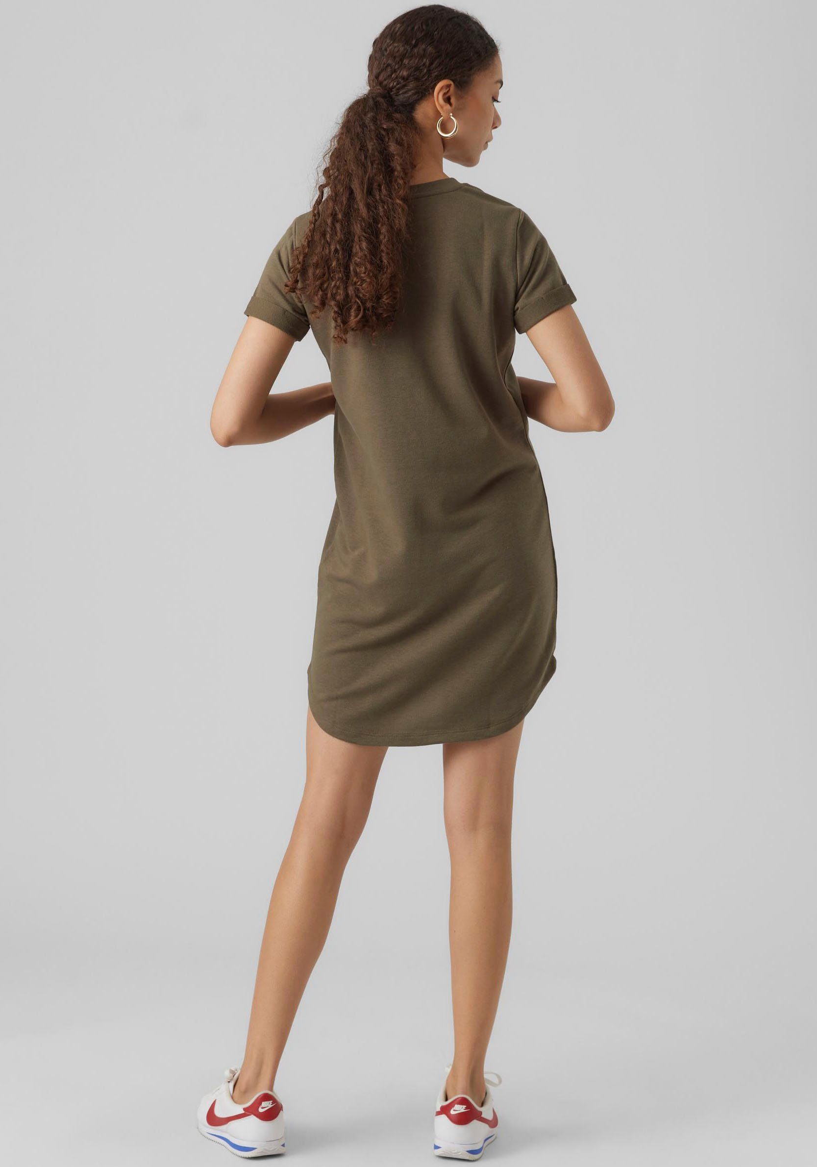 Vero Moda Jerseyjurk VMSASHAMILLA SS SWEAT DRESS NOOS
