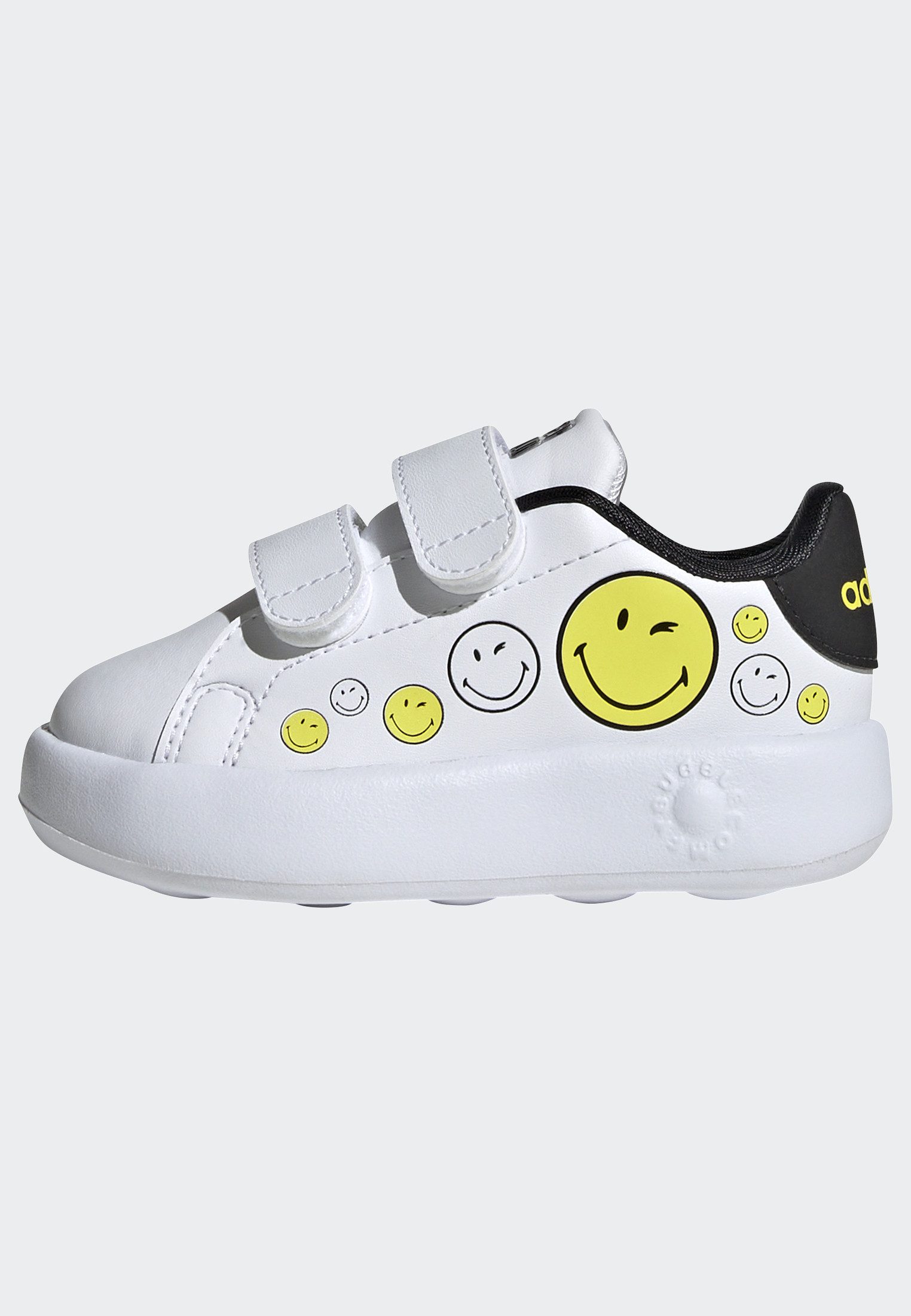 adidas Sportswear Klittenbandschoenen ADIDAS SMILEY ADVANTAGE KIDS Ontwerp geïnspireerd door de adidas Stan Smith, voor kinderen