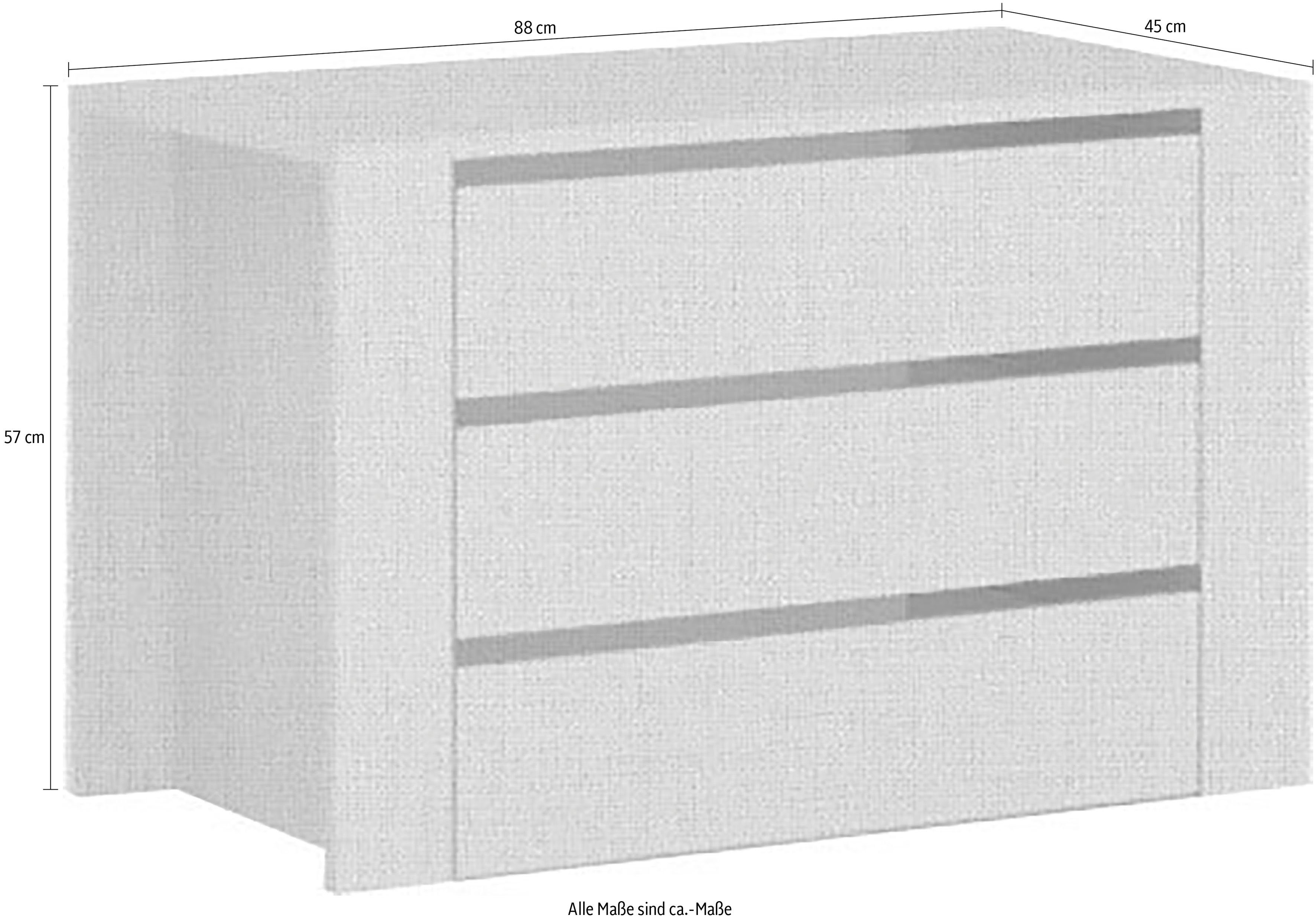 Places of Style Lade-inzet Onyx 3 laden met soft-closefunctie