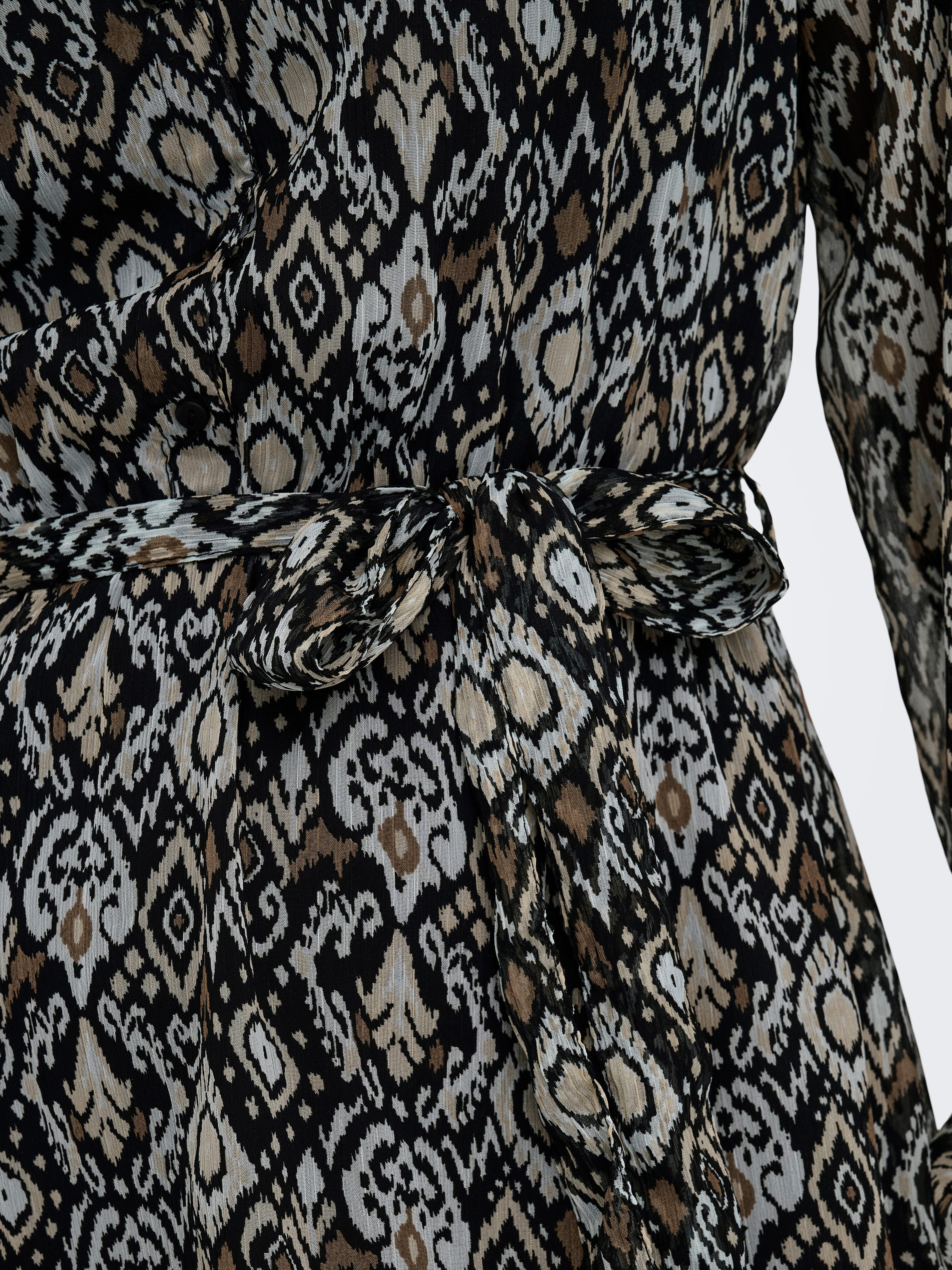 Only Gedessineerde jurk ONLCERA 3/4 SHORT DRESS WVN NOOS