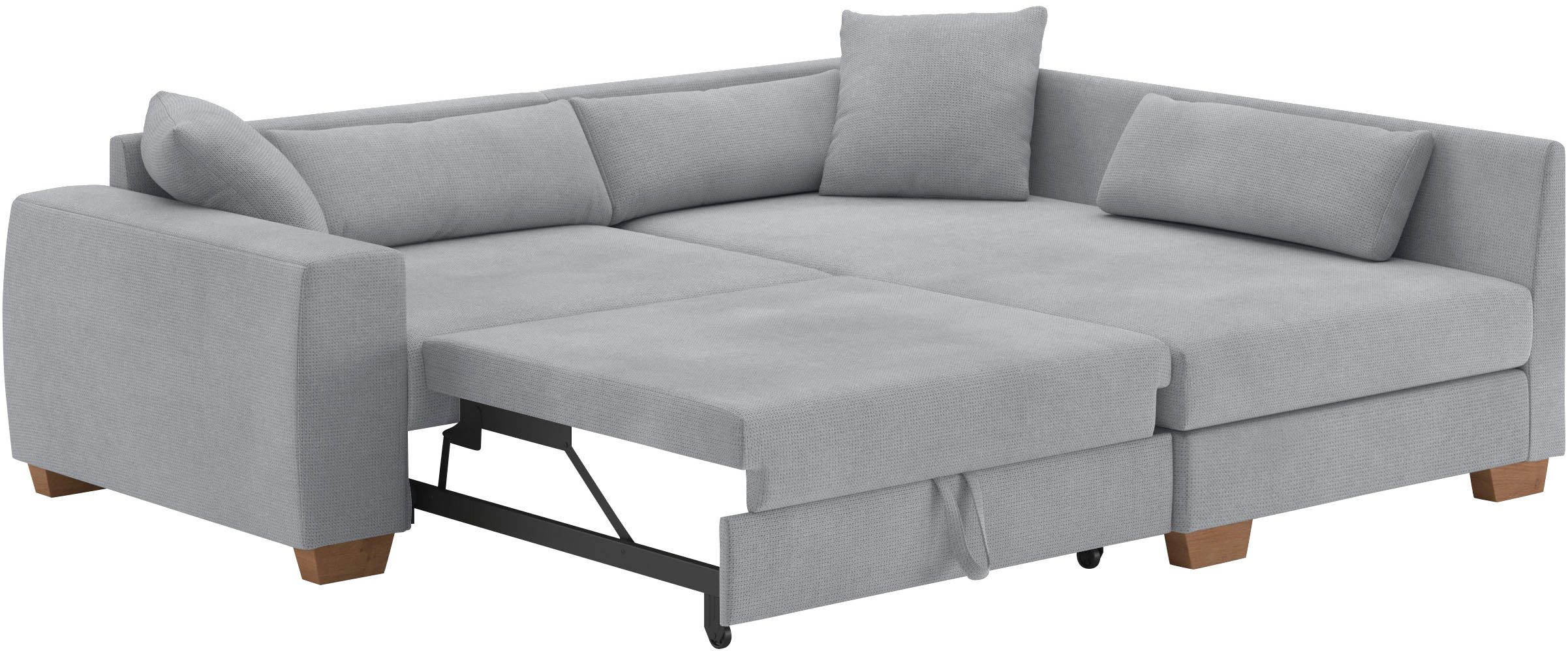 Mr. Couch Hoekbank Helena L-vorm met pocketvering, optioneel met slaapfunctie