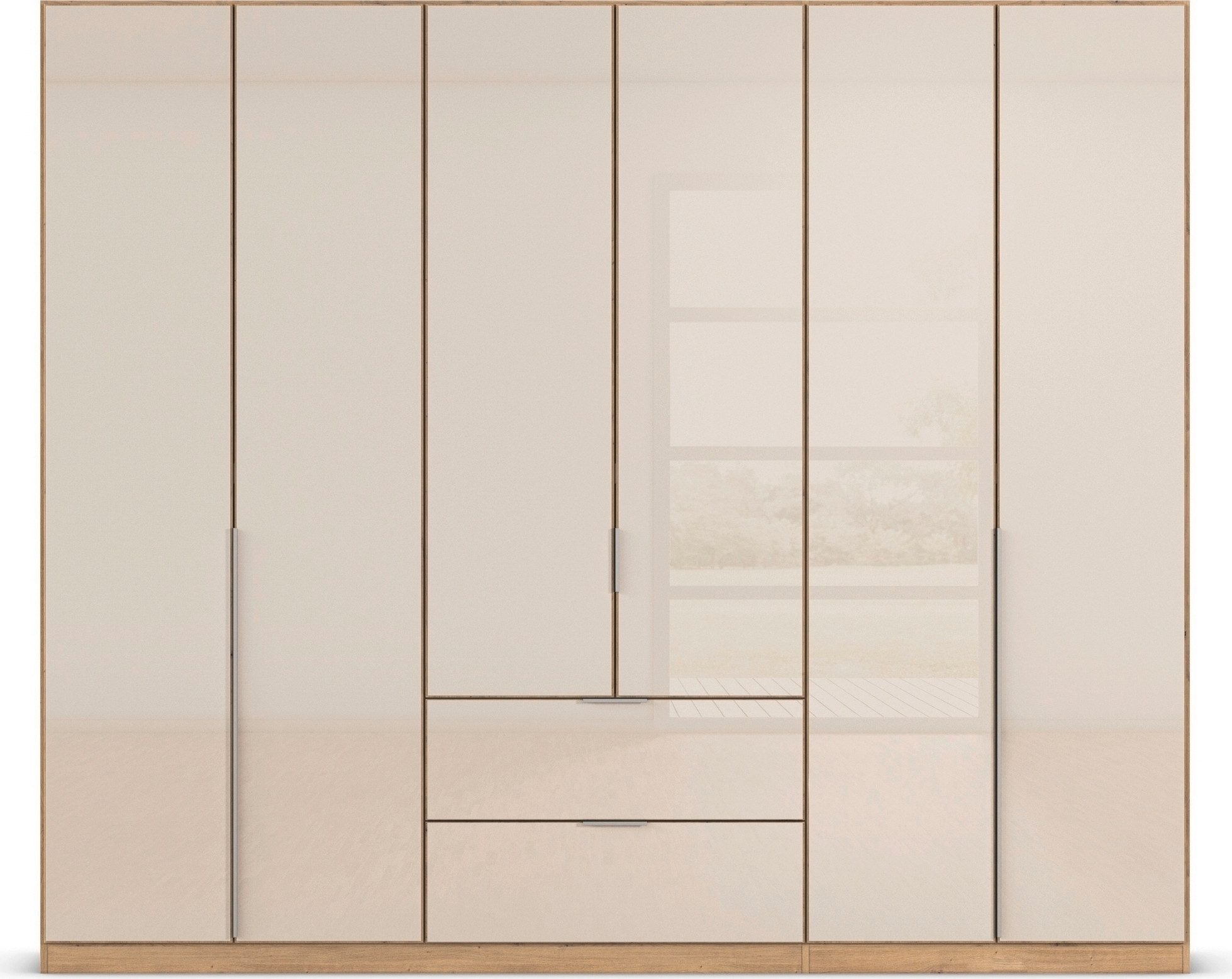 rauch Draaideurkast Kledingkasten kast garderobe AGORDO met glazen front