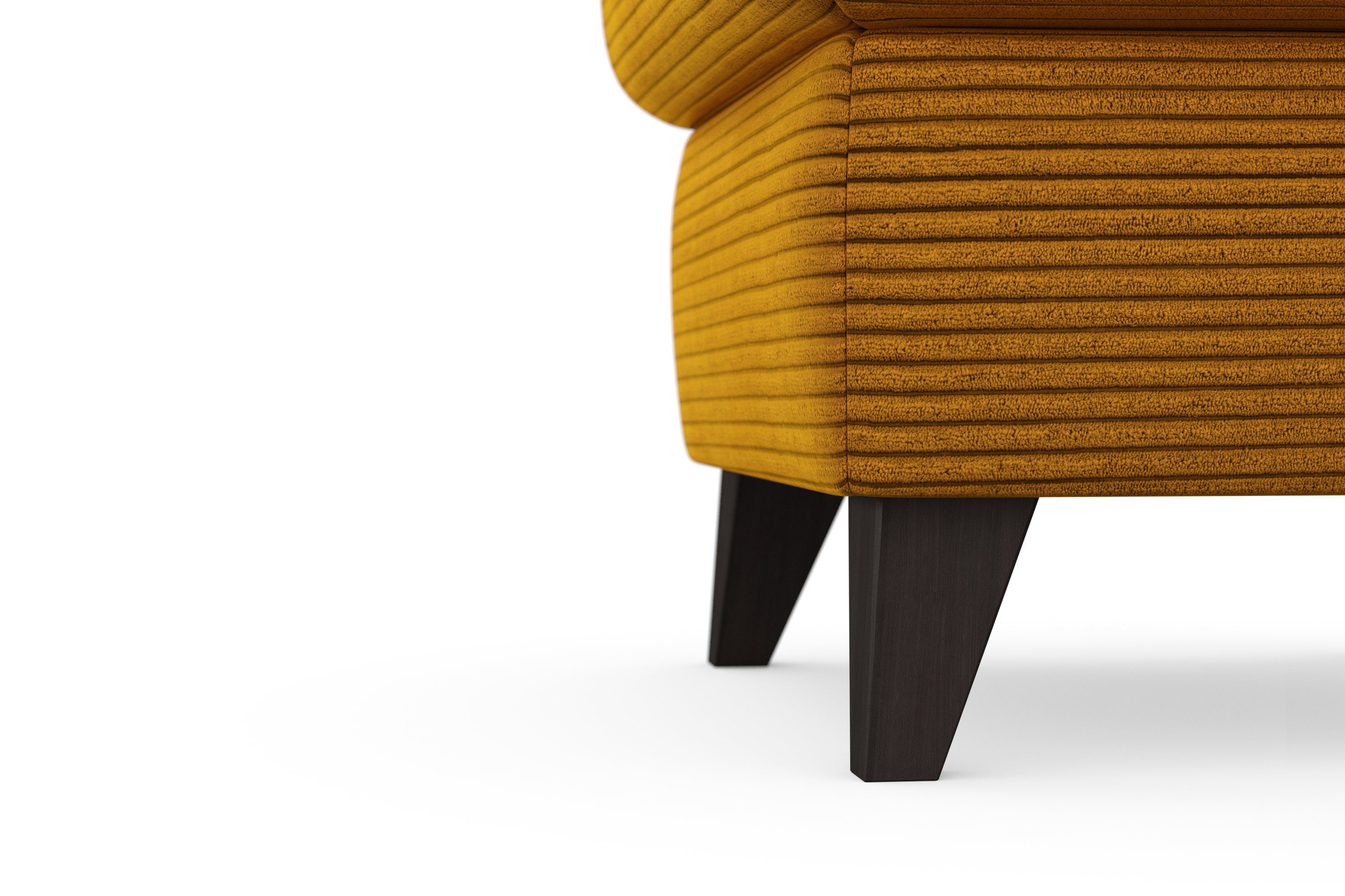 Home affaire Hocker Trelleborg Cord-bekleding, met opbergvak, inclusief binnenveringsinterieur