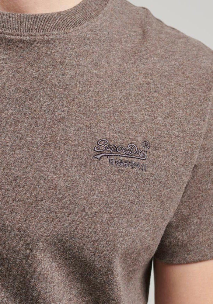 Superdry Shirt met ronde hals ESSENTIAL LOGO EMB TEE
