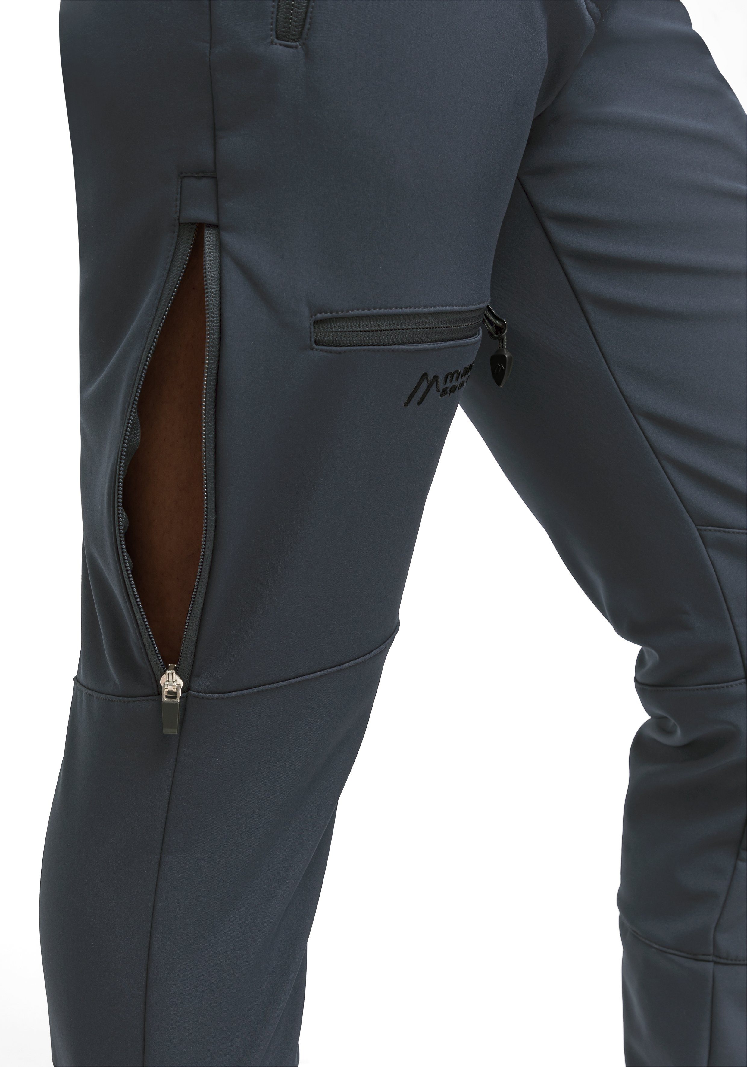 Maier Sports Softshell-broek Adakit W Dames trekkingbroek, ademende outdoorbroek, regular fit