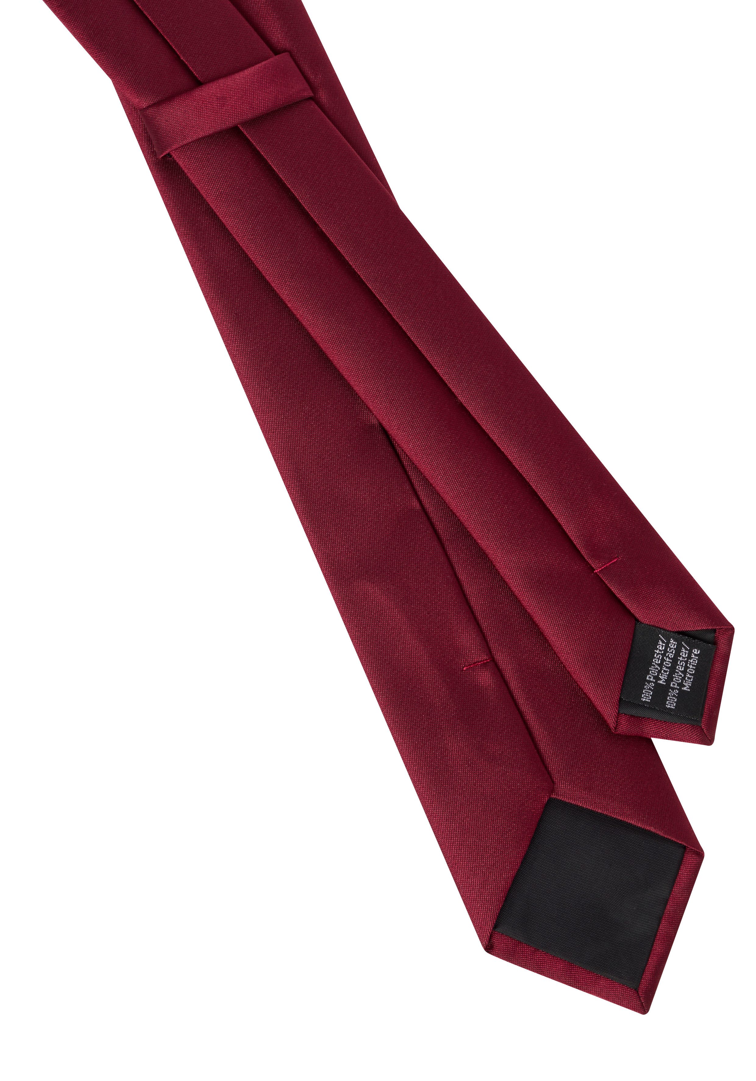 Man's World Stropdas in klassieke effen kleuren en slim breedte