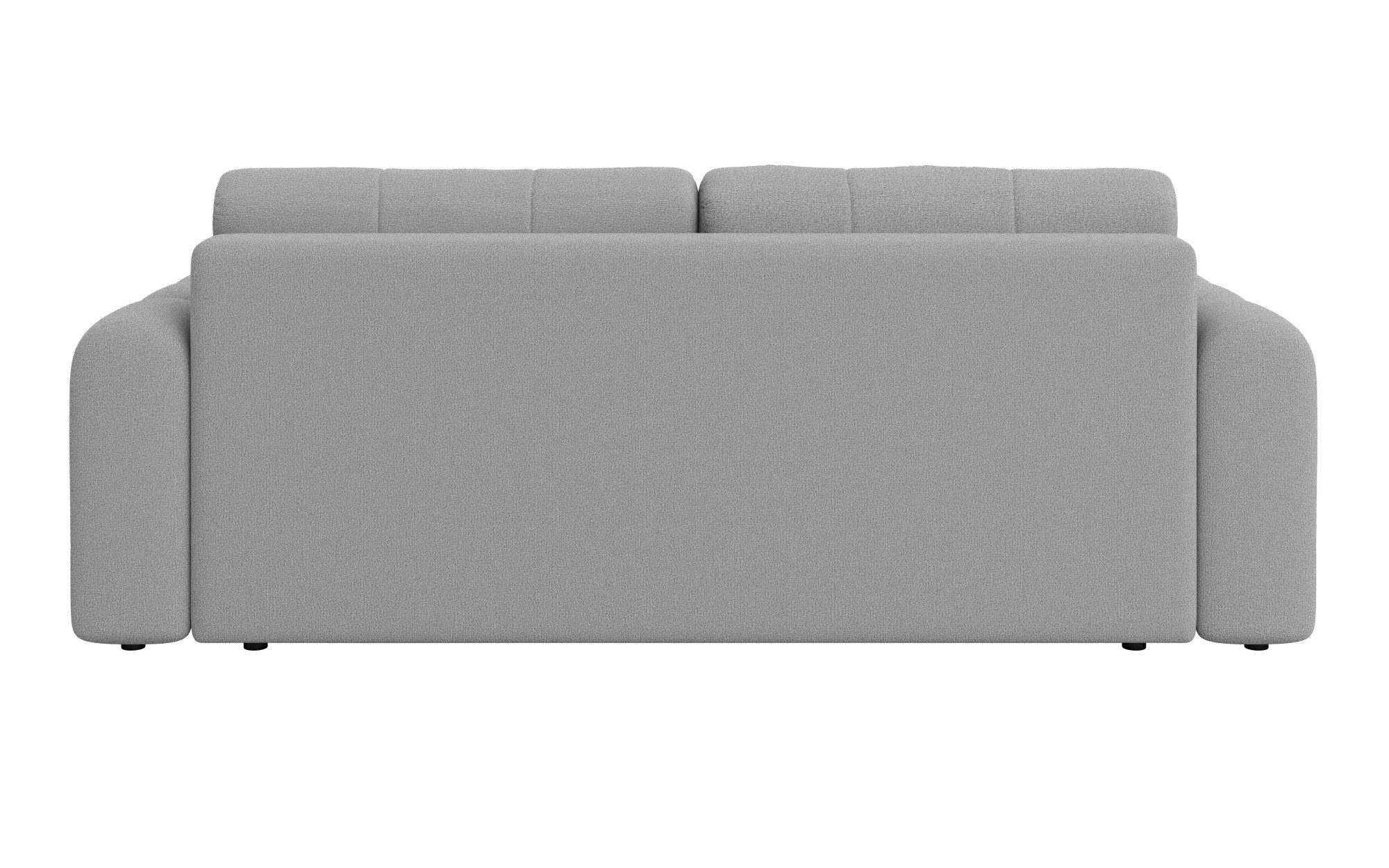 INOSIGN 3-zitsbank Manilla, optioneel met bedfunctie, B/D/H 265/117/91 cm met golfondersteuning, in verschillende materialen en kleuren