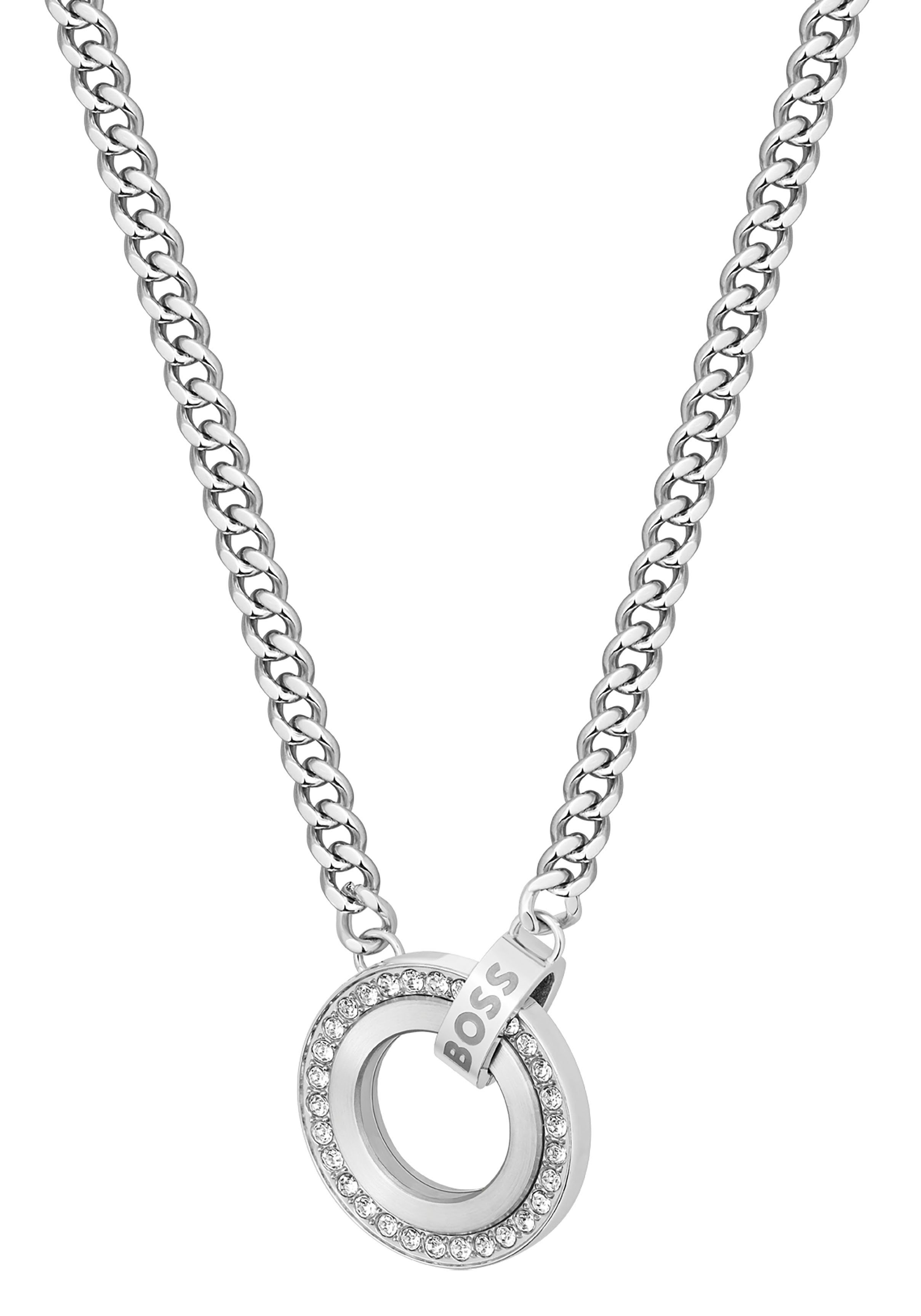 Boss Ketting met hanger IONA, 1580537, 1580541 dames kettingen zilver