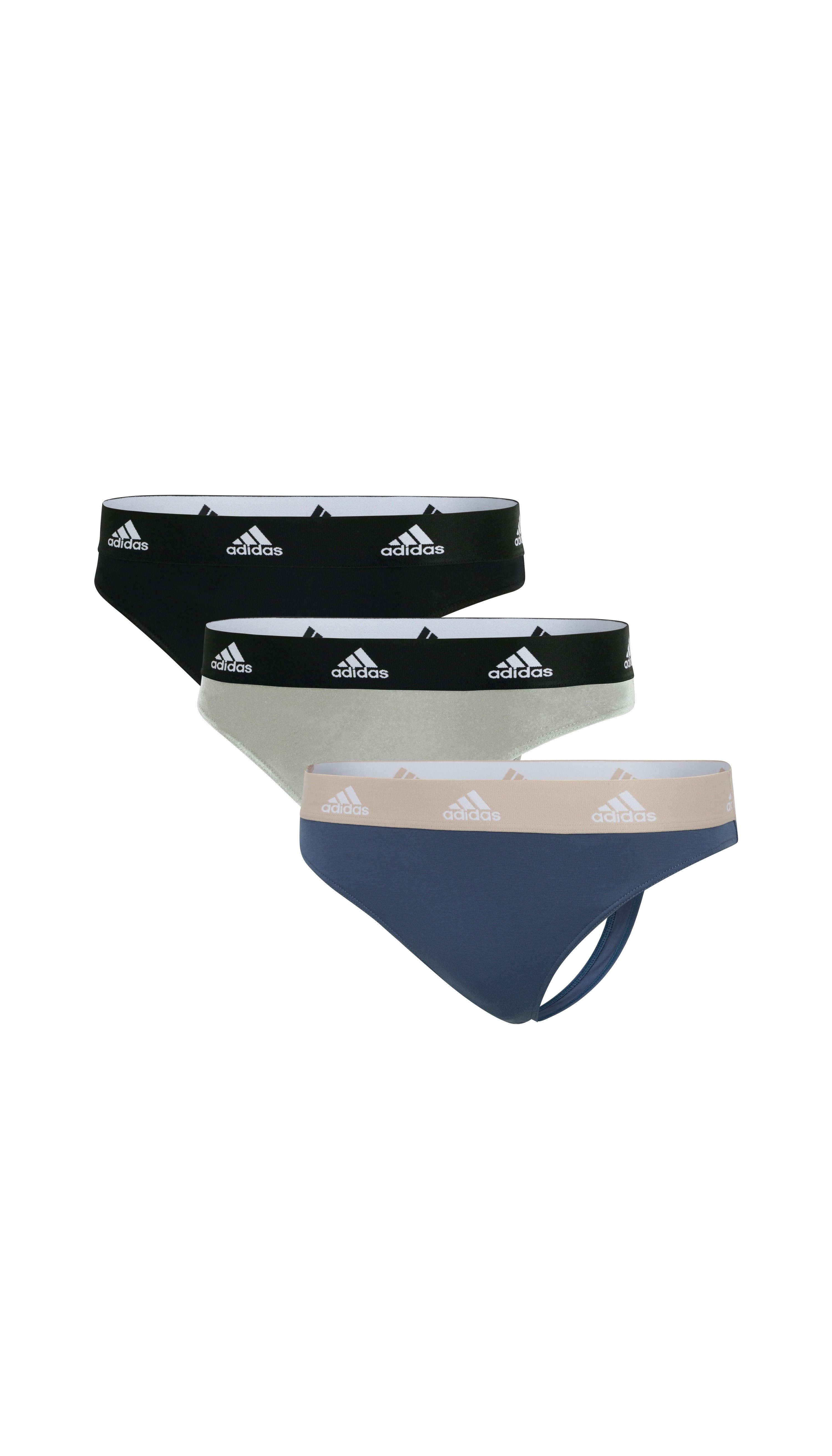 Adidas Sportswear Tanga "Active Comfort Cotton" met real cool cotton-technologie (Set van 3)