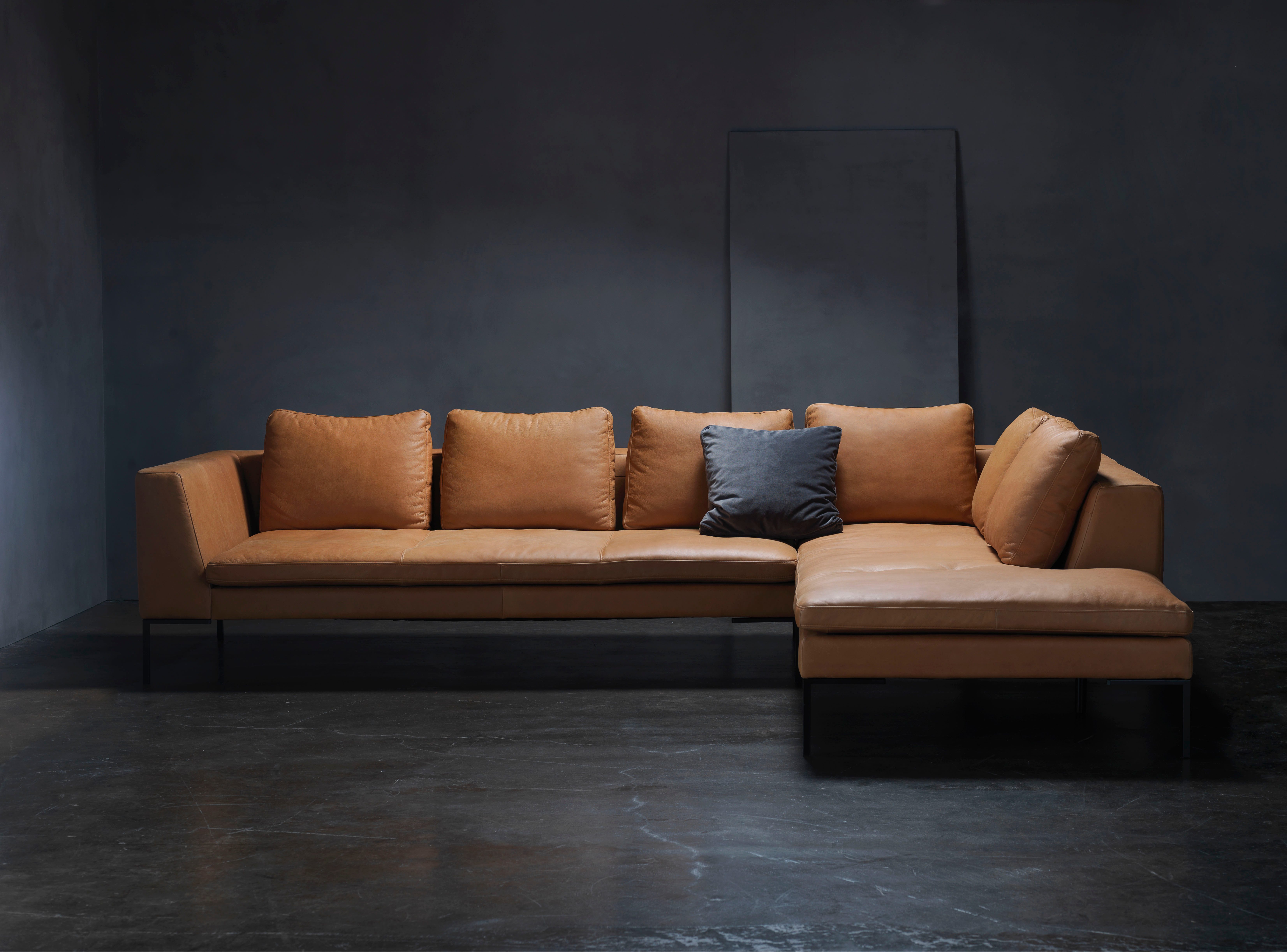 FLEXLUX Hoekbank Loano, super comfortabel zitcomfort door koudschuim in de zitting, L-vorm