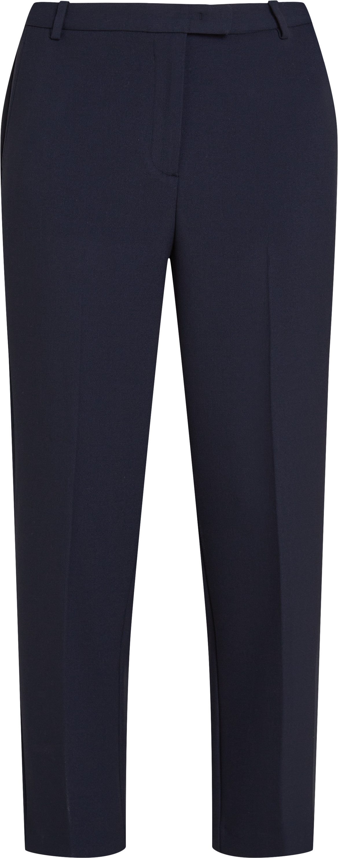 Tommy Hilfiger Geweven broek PUNTO SLIM STRAIGHT PANT met strijkvouwen metalen label