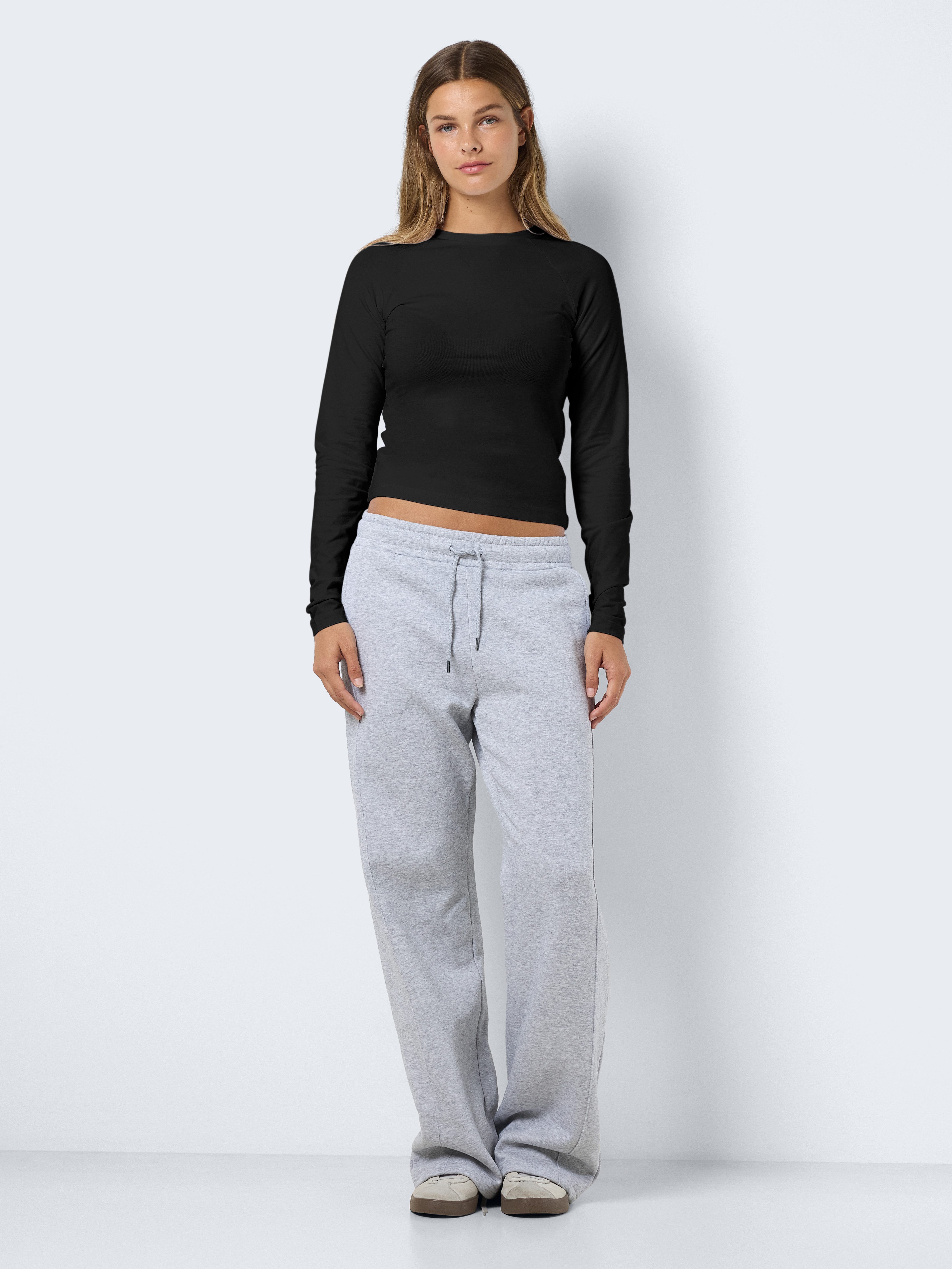 Noisy may Shirt met lange mouwen NMKATINKA L/S RAGLAN TOP FWD JRS NOOS