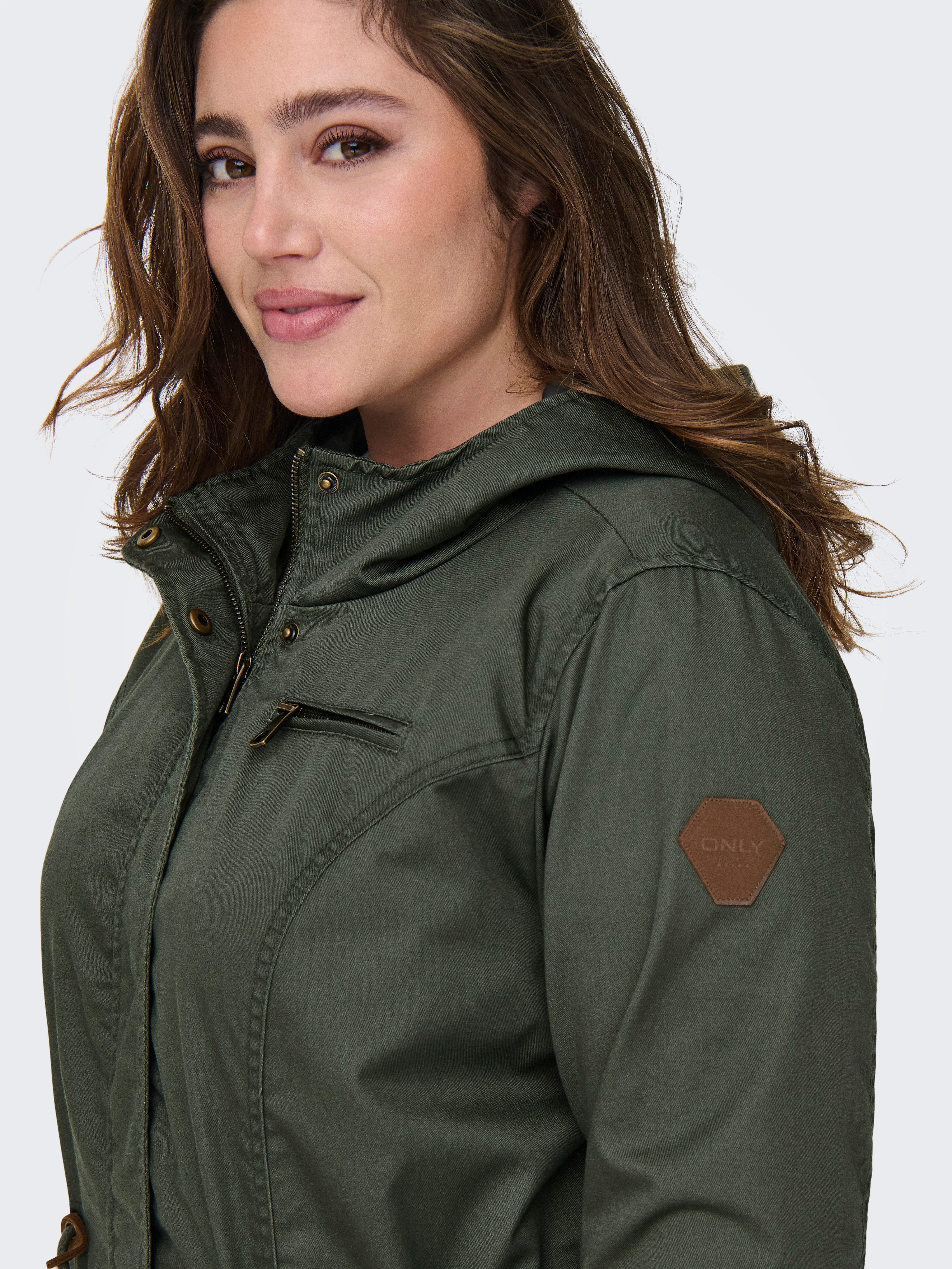ONLY CARMAKOMA Parka CARLORCA SPRING CANVAS PARKA OTW NOOS
