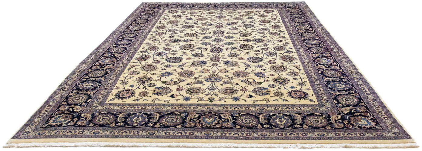 morgenland Wollen kleed Maschad geheel gedessineerd beige chiaro 351 x 241 cm Uniek exemplaar met certificaat