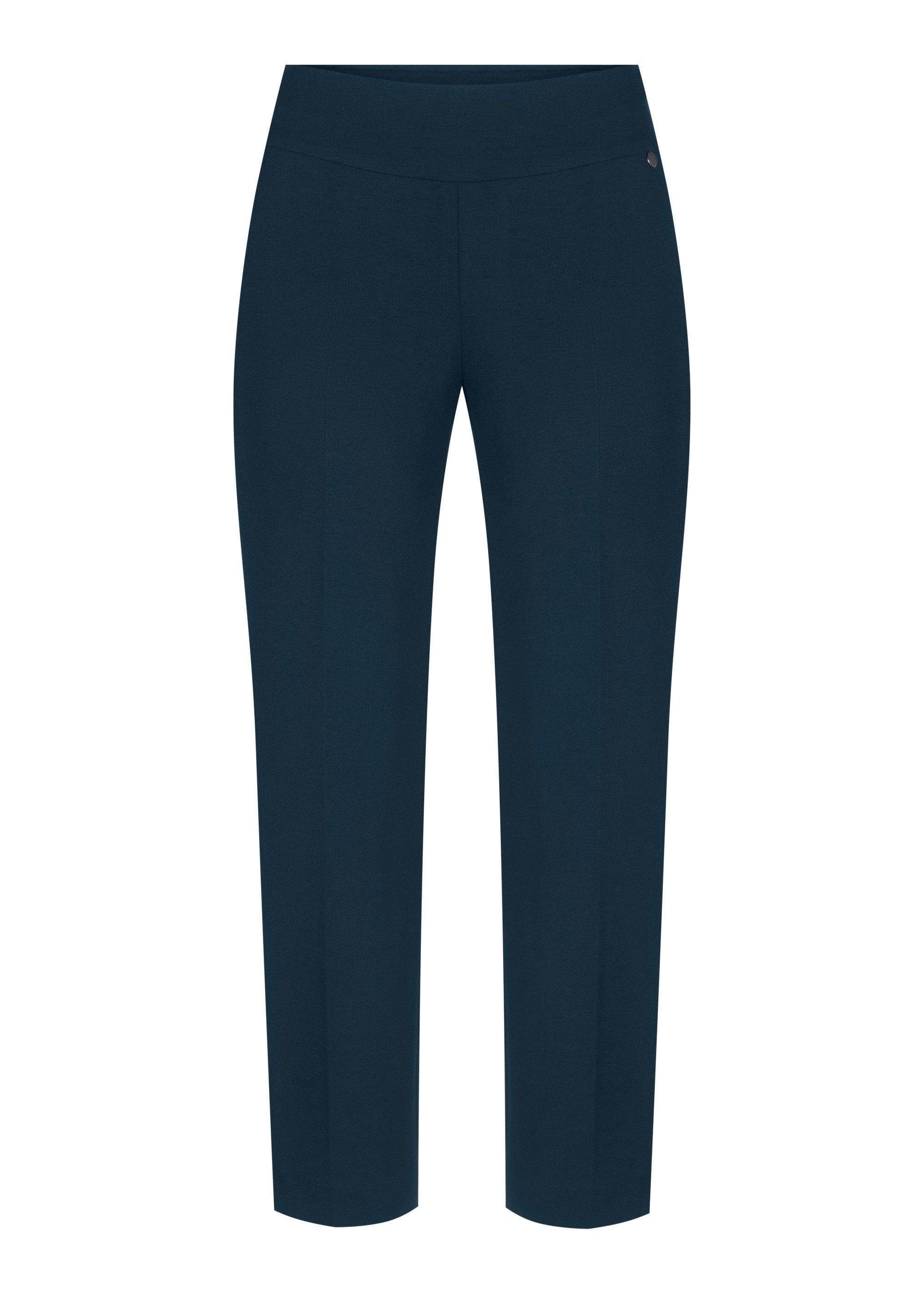 Stehmann 7/8 broek Ina Straight Fit, met zijdelingse splitten