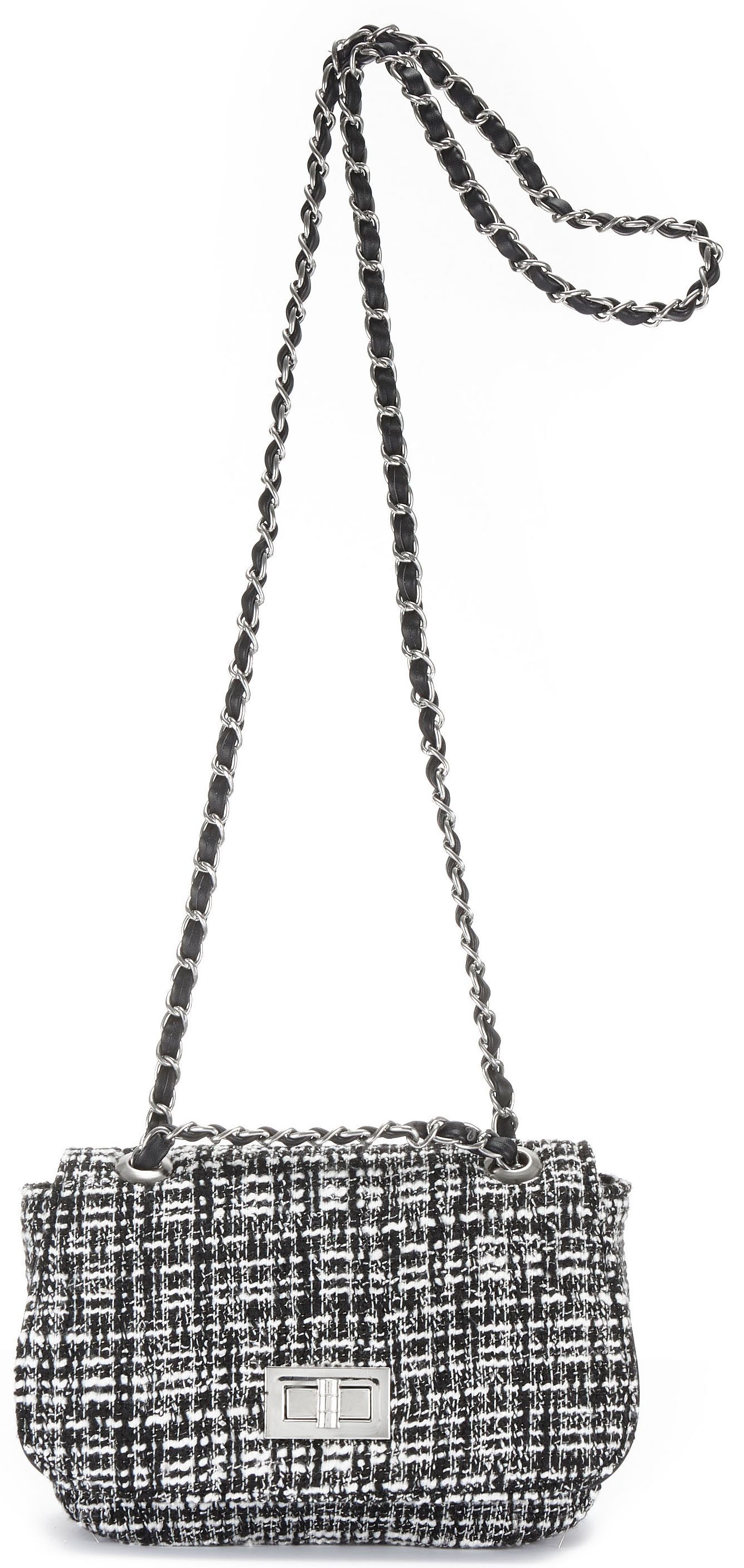 Vivance Handtas Minibag schoudertas handtas met metalen sluiting vegan