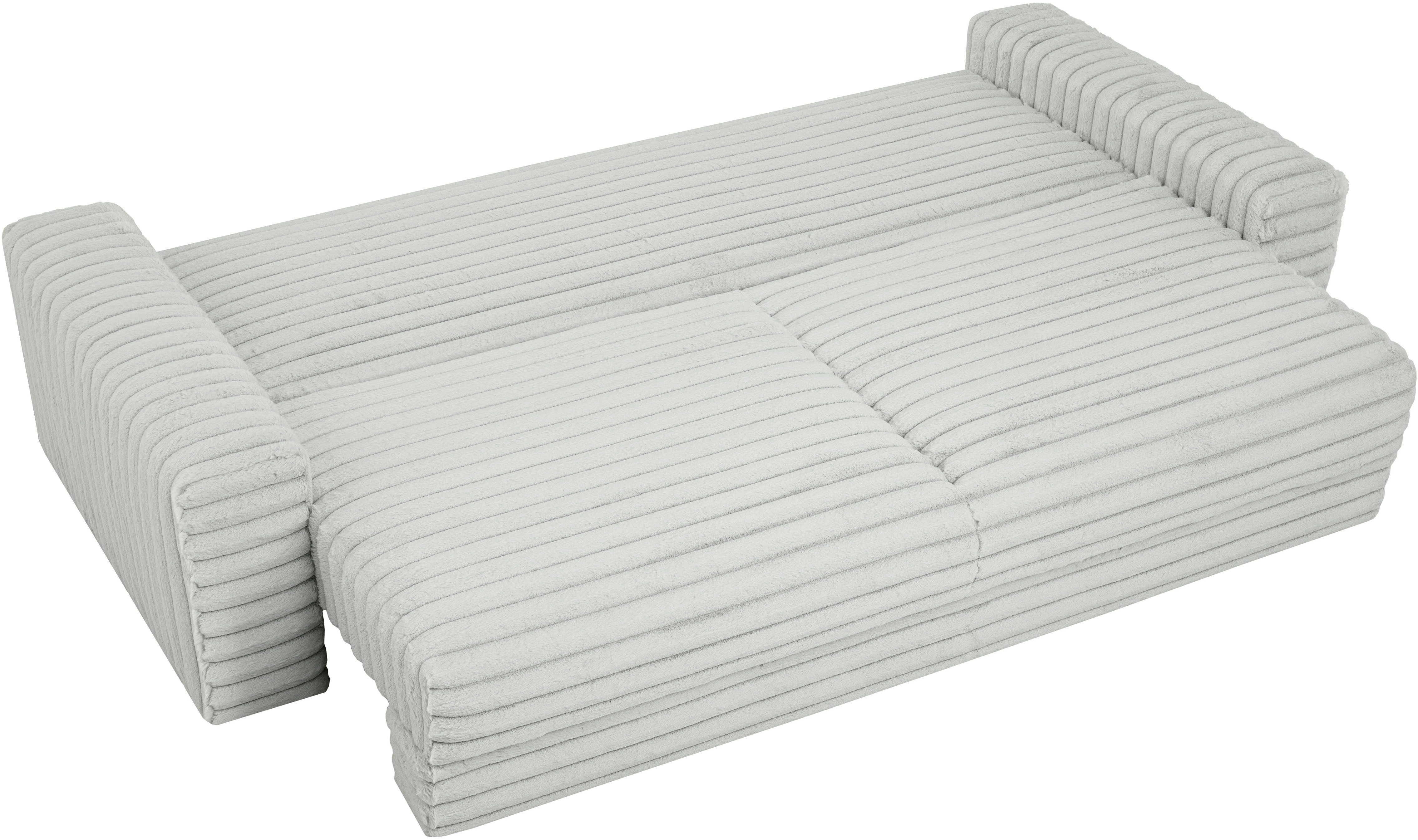 LeGer Home by Lena Gercke Slaapbank Imoga, kussen met slaapfunctie, 3-zits bank, bank met bedlade in moderne kleuren en stoffen, bedfunctie, ligoppervlak: 200x150 cm