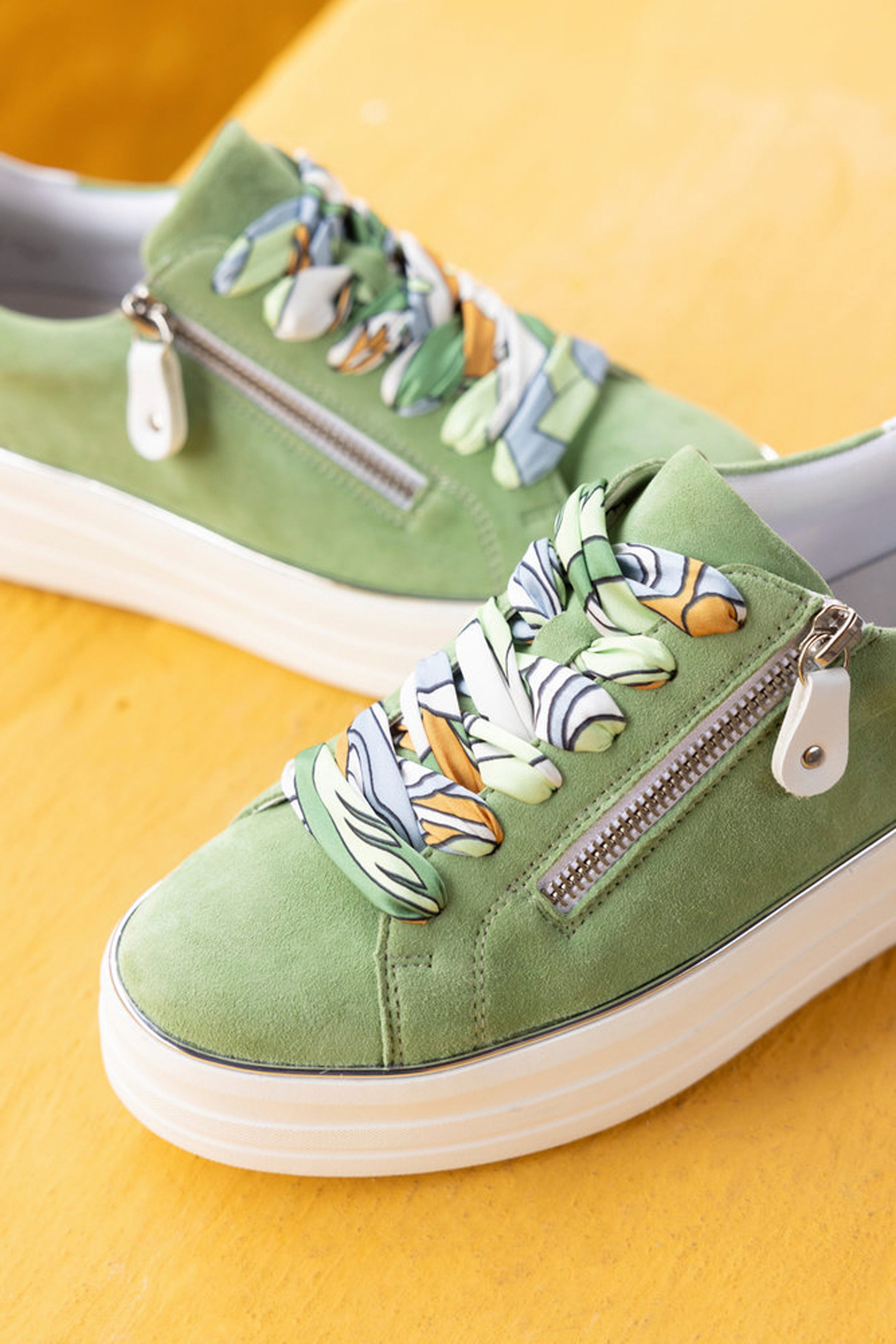 Remonte Plateausneakers , vrijetijdsschoen, lage schoen, veterschoen met zijrits