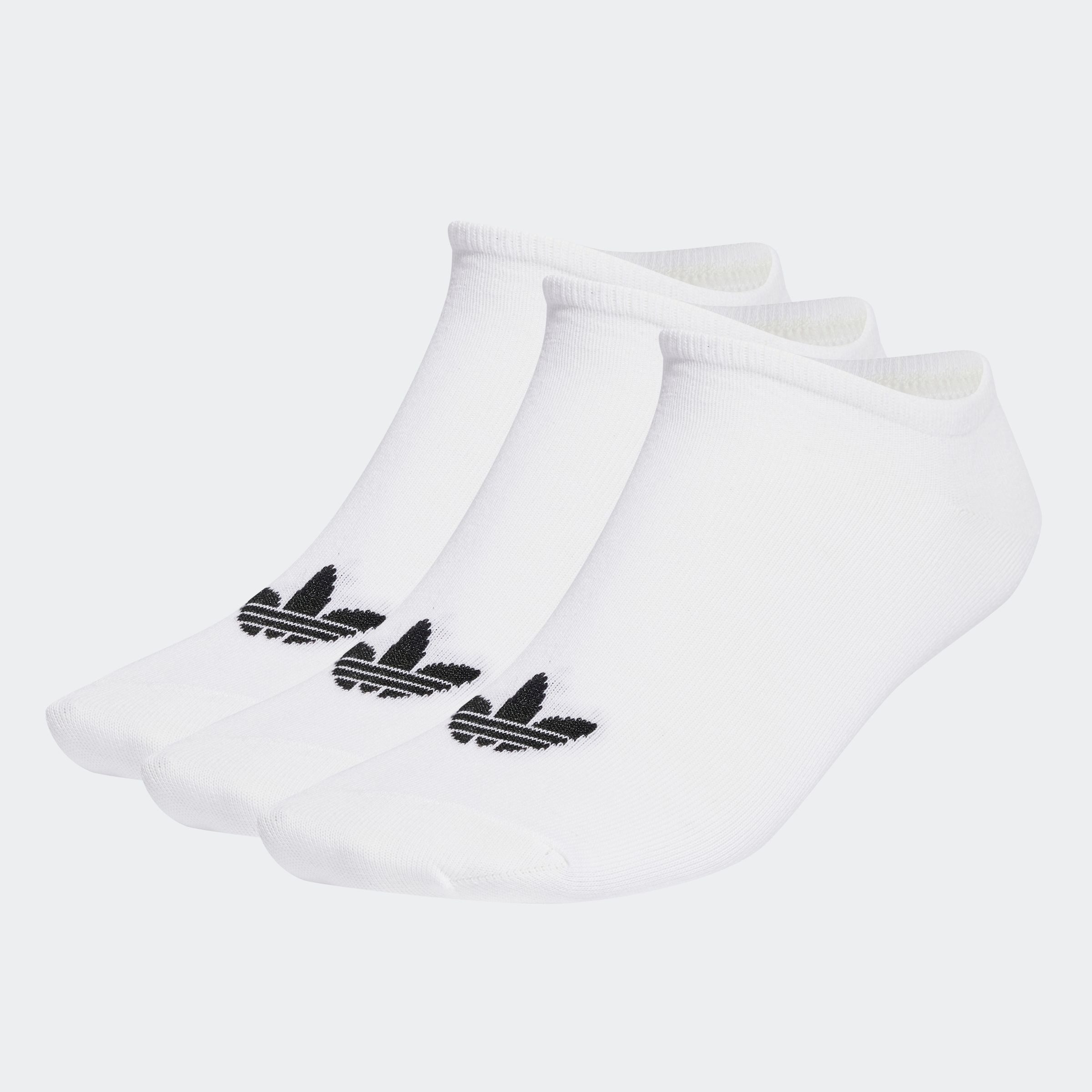 adidas Originals Sportsokken TREFOIL LINER 6 Sneaker sokken, 6-pack (3 paar) unisex sportsokken maat S (37/39) wit