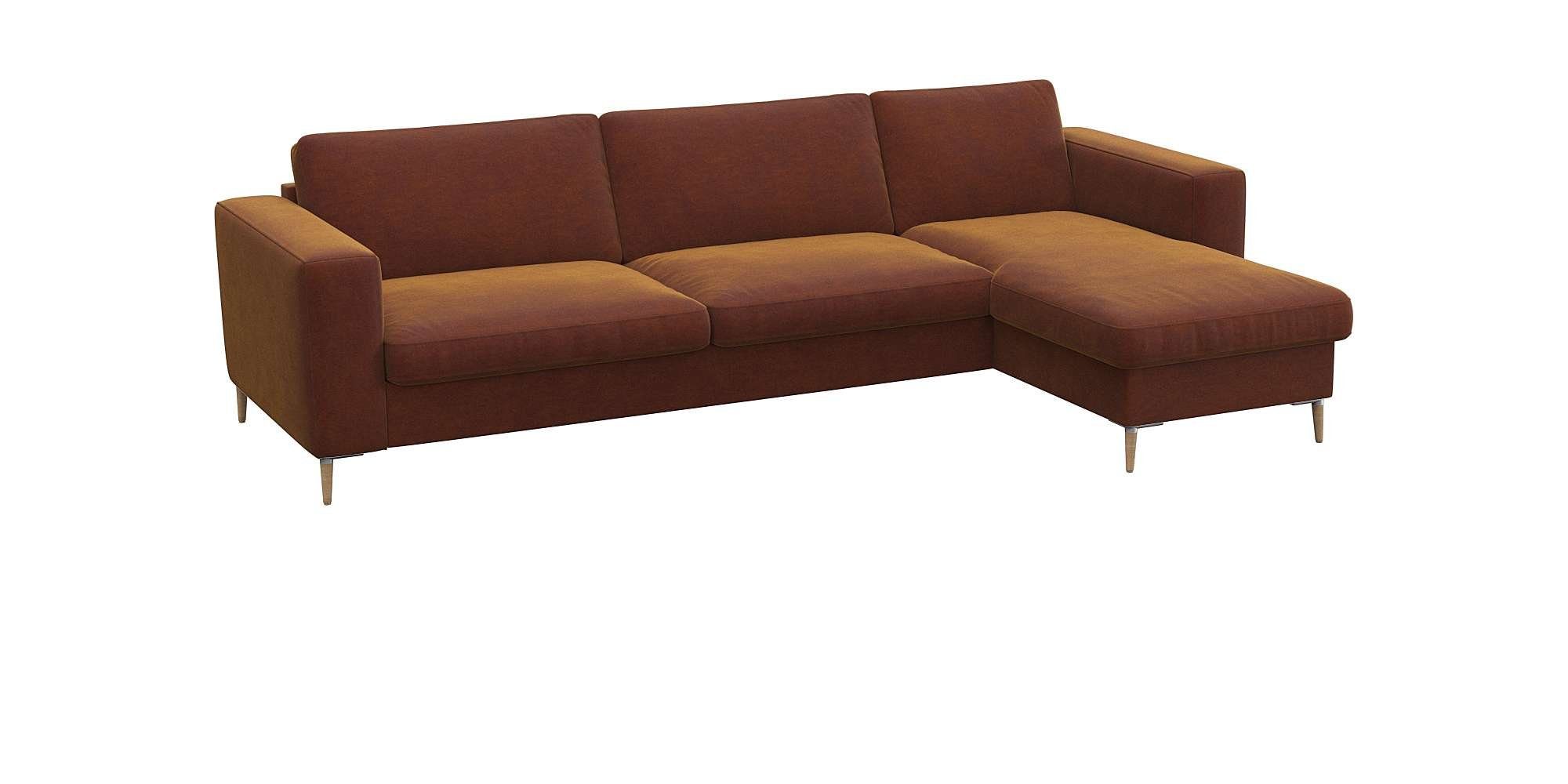FLEXLUX Hoekbank Fiore, super zitcomfort door koudschuim in de zitting, L-vorm
