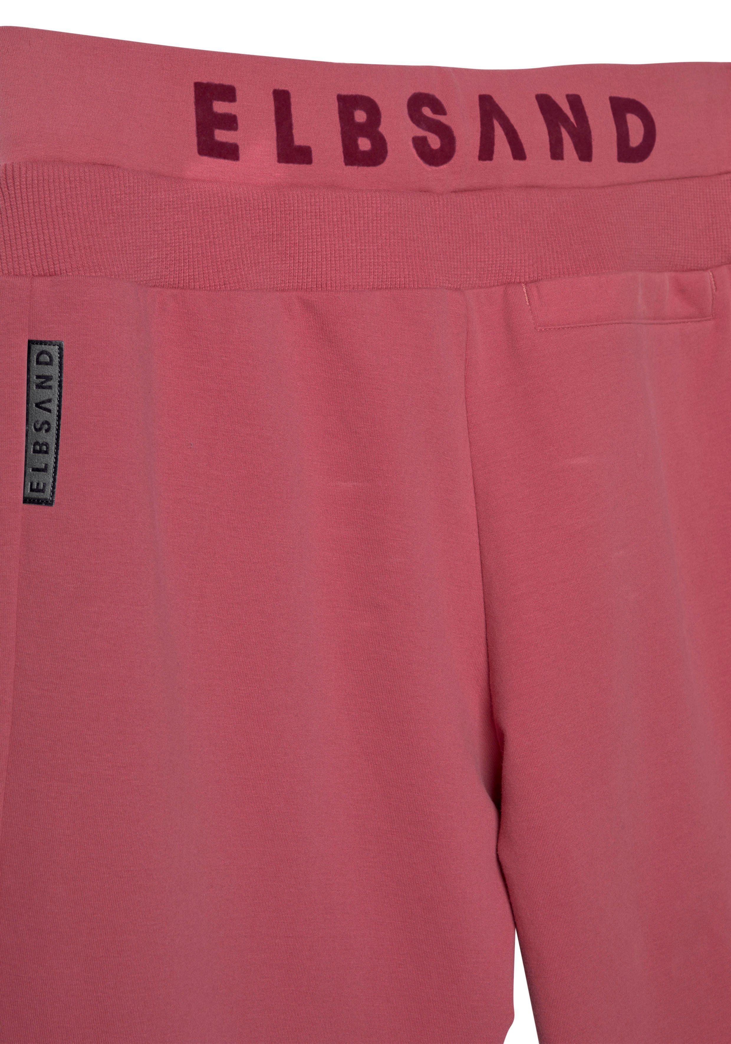 Elbsand Sweatbroek Brinja met zakken en brede trekkoorden, joggingbroek, casual pasvorm