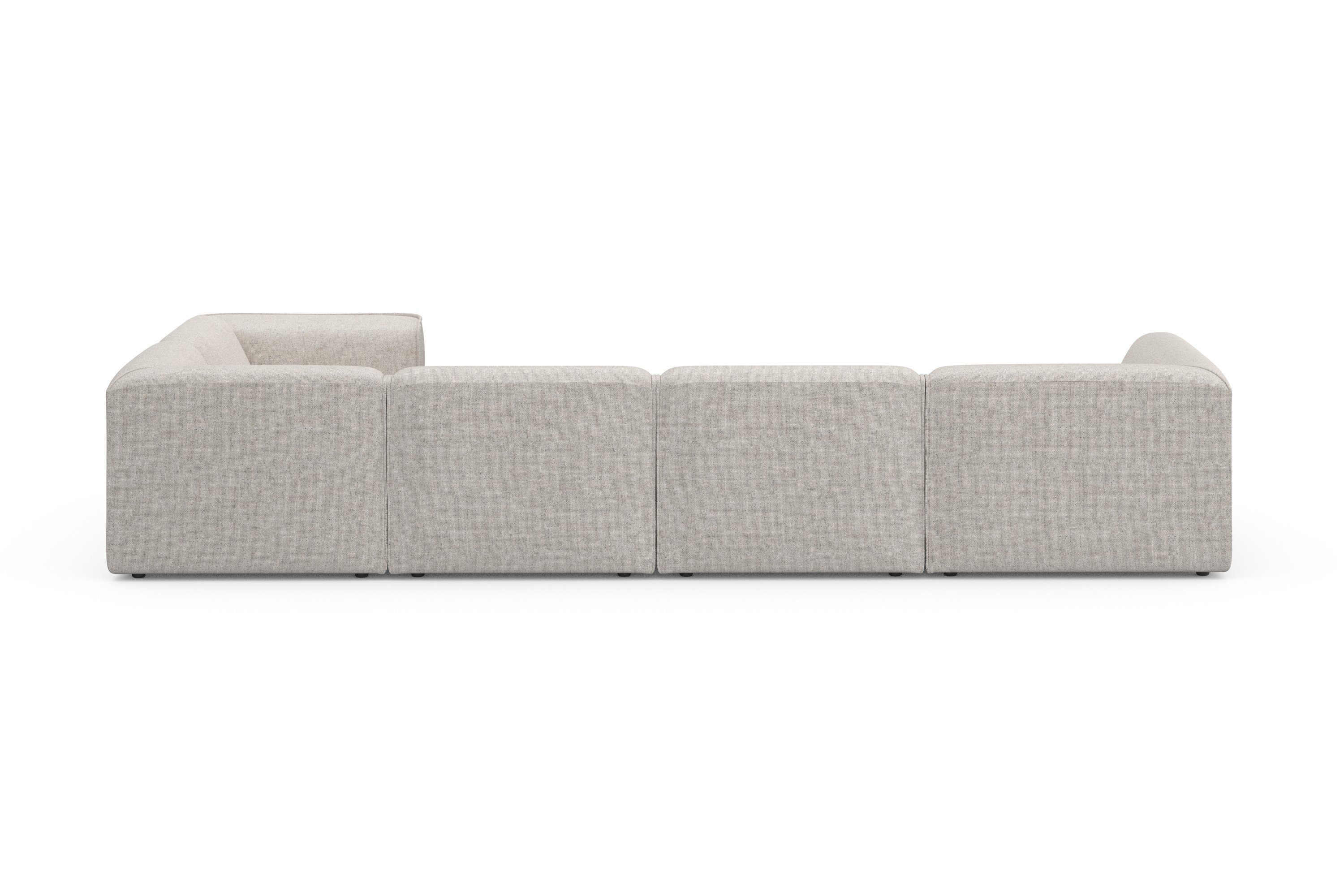 RAUM.ID Zithoek Merid U-vorm, altijd uitbreidbaar met modules, B/D/H: 367/206/70 cm