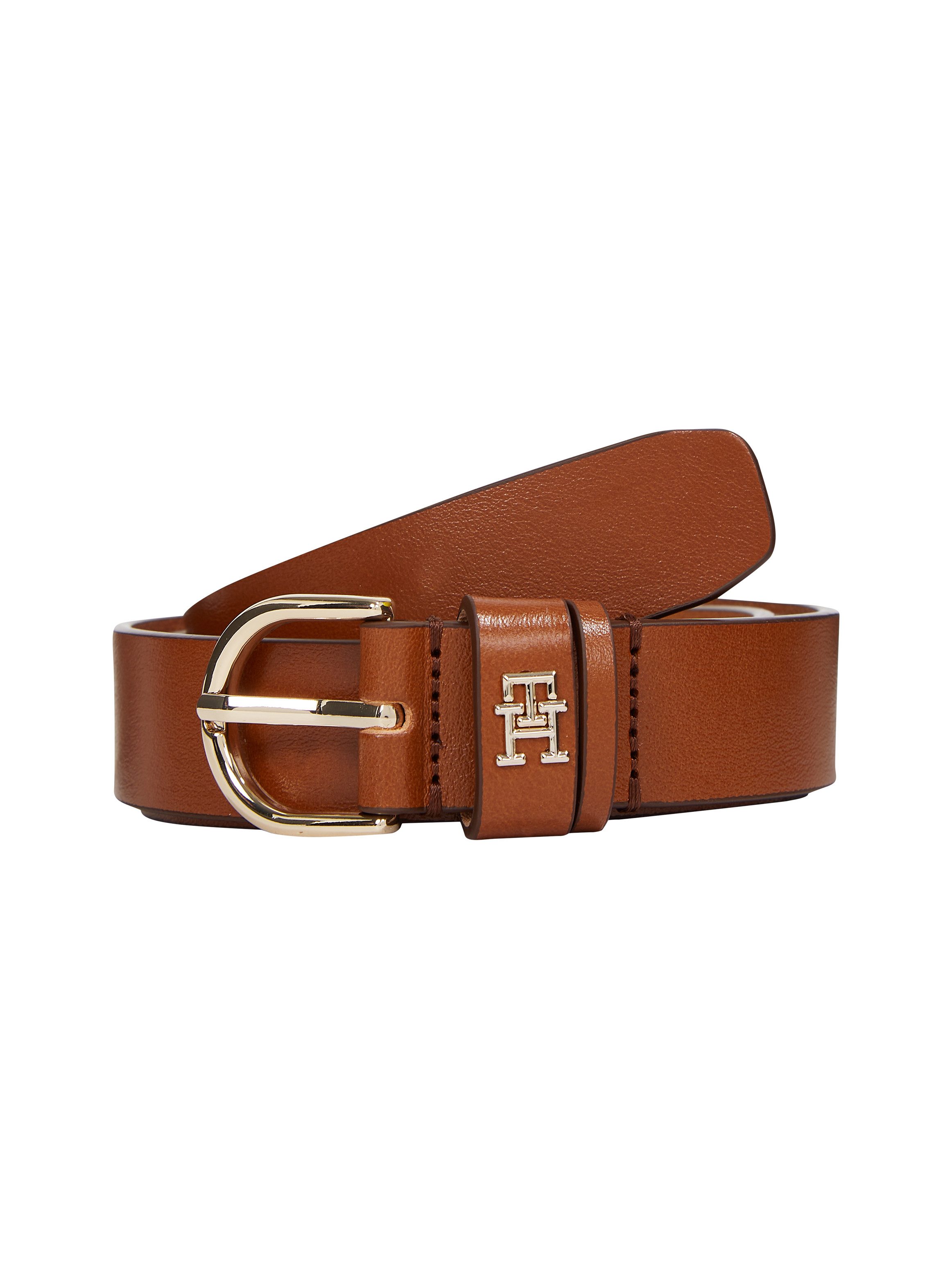 Tommy Hilfiger Leren riem ESSENTIAL EFFORTLESS 2.5 Logo-embleem, zachte aanraking